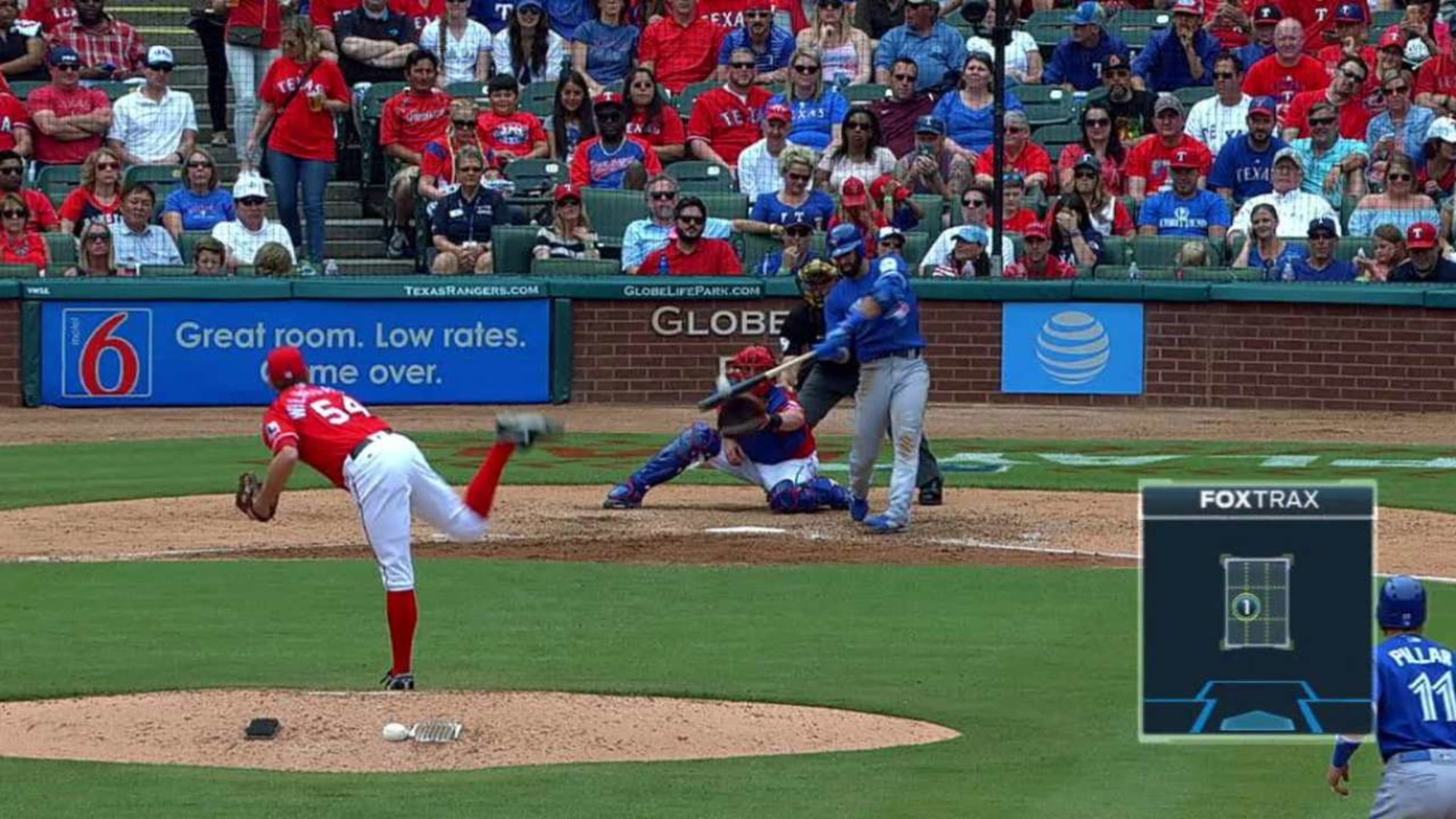 May 15, 2016: Toronto Blue Jays first baseman Justin Smoak #14 during an  MLB game between the Toronto Blue Jays and the Texas Rangers at Globe Life  Park in Arlington, TX Texas