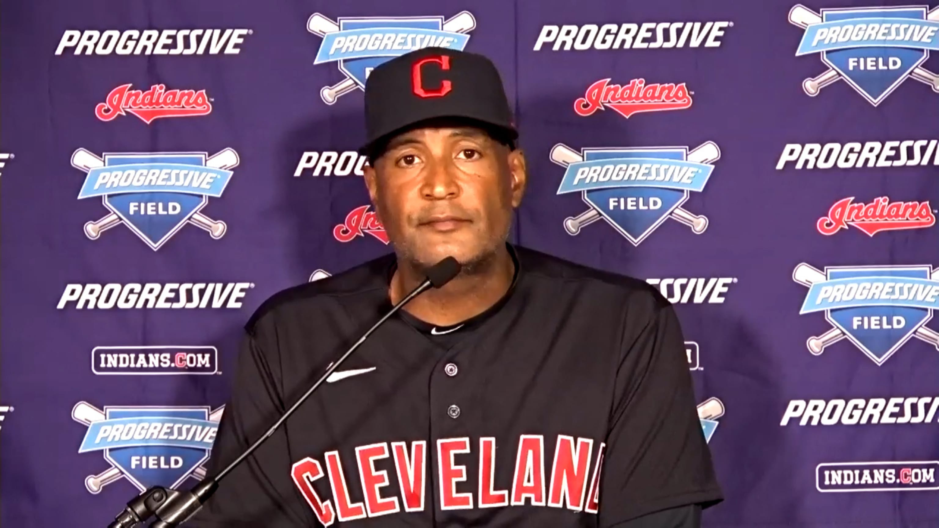 Cleveland Indians' Sandy Alomar learning the hard facts about