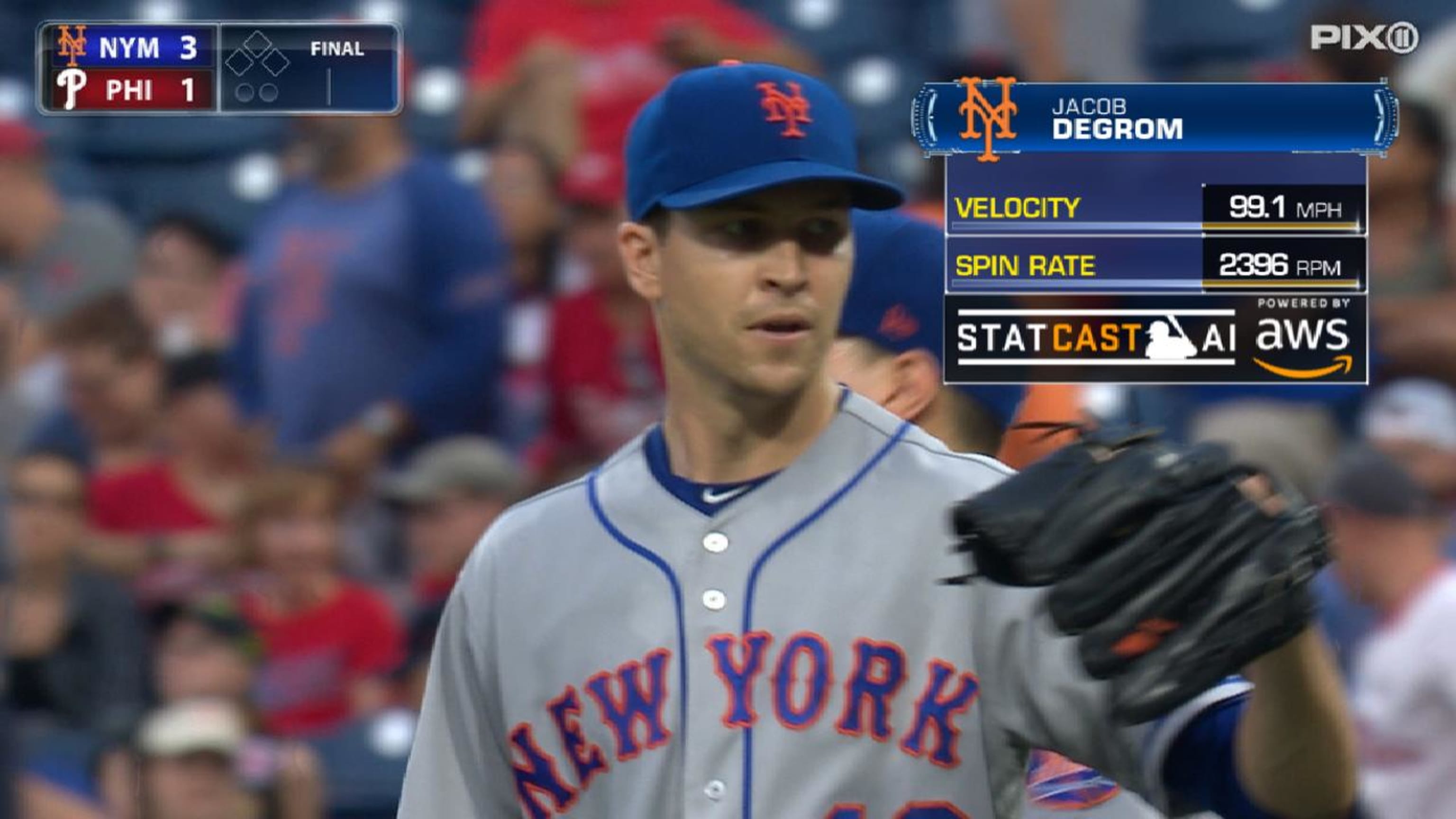 Statcast: deGrom finishes strong