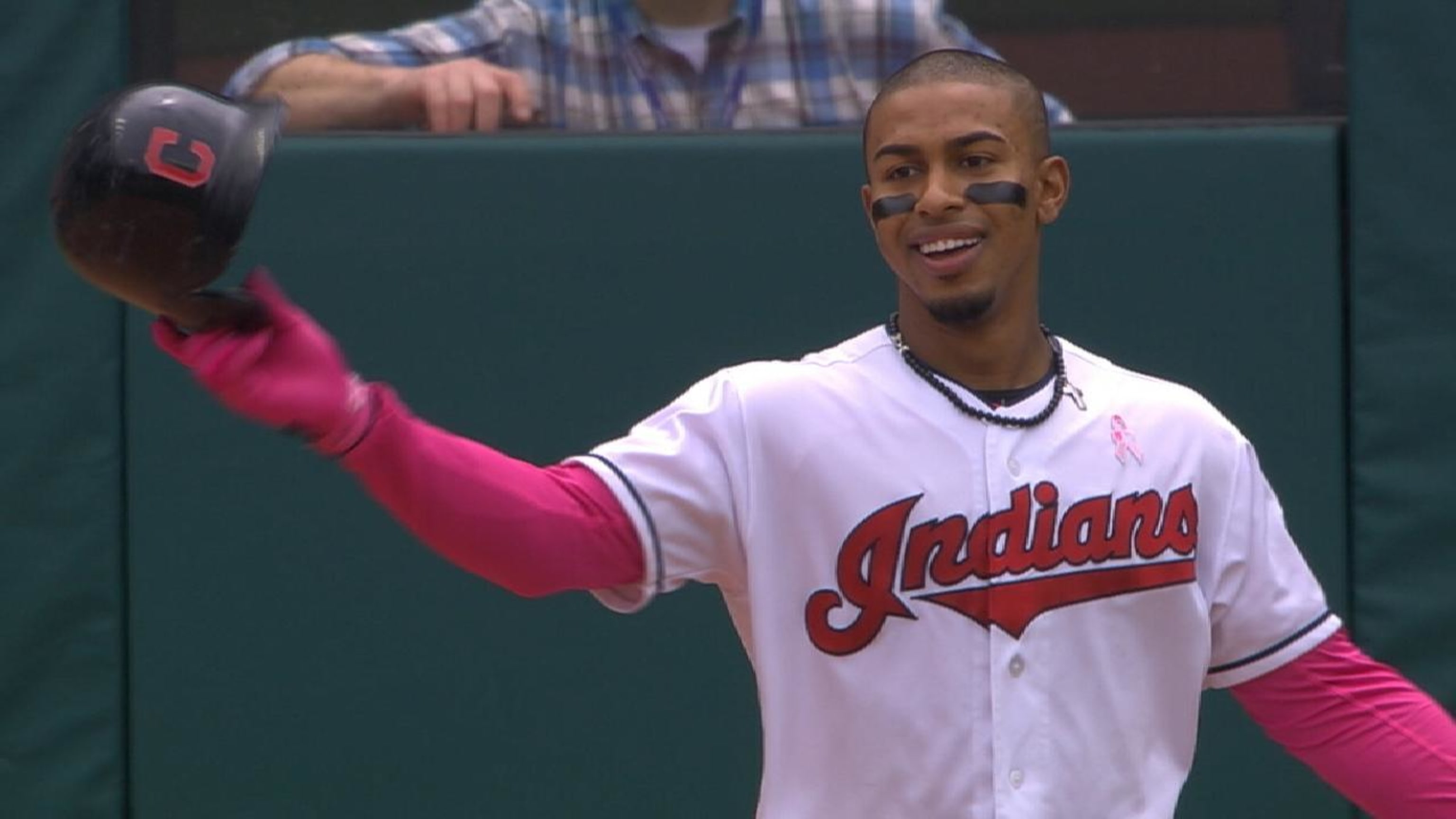 Indians star Francisco Lindor shaved his head after losing a bet