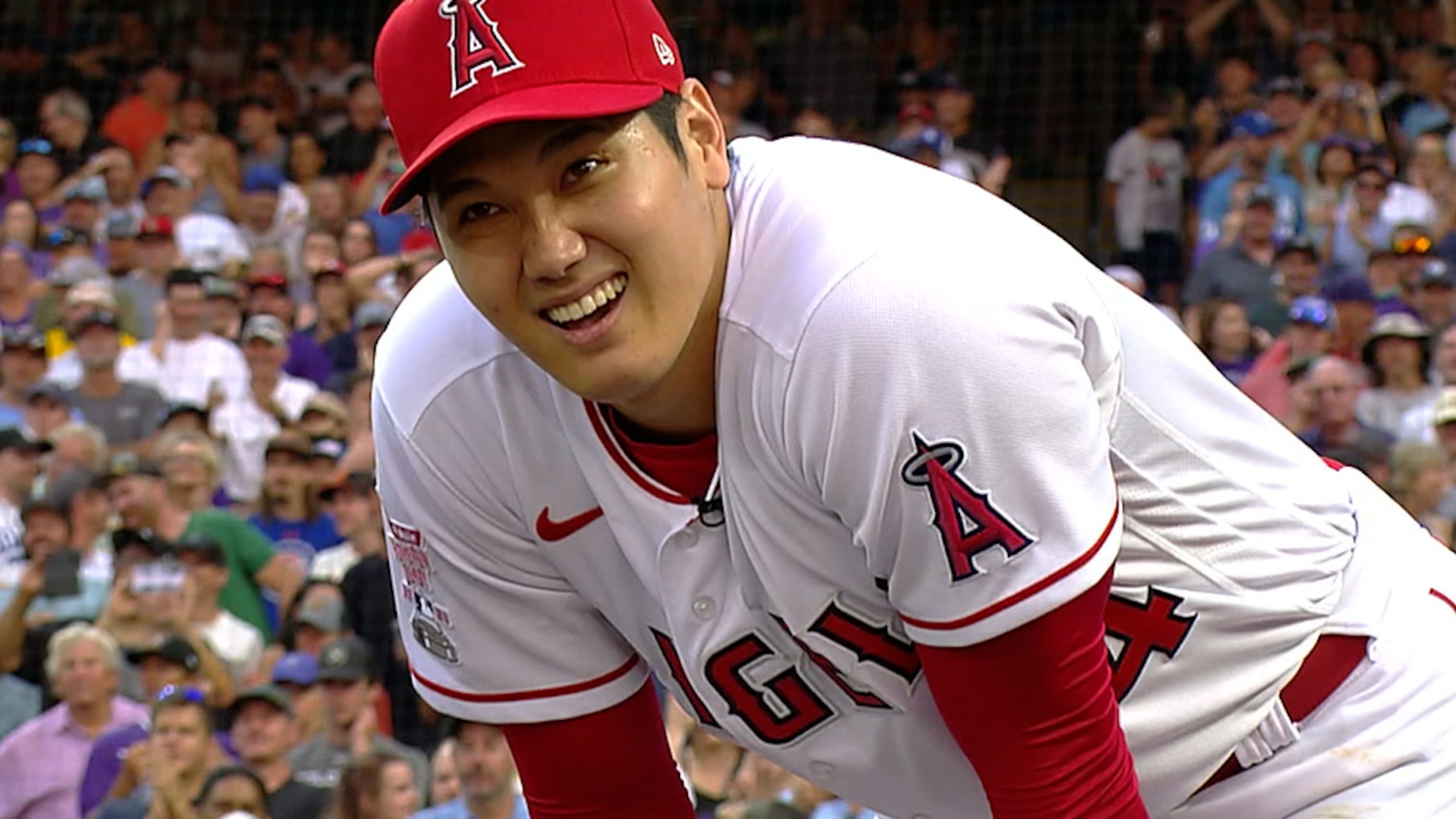 Baseball Reference on X: Shohei Ohtani is just the third player in AL/NL  history to get a hit on the first pitch of the #AllStarGame. He joins Mike  Trout (2013) and Kirby