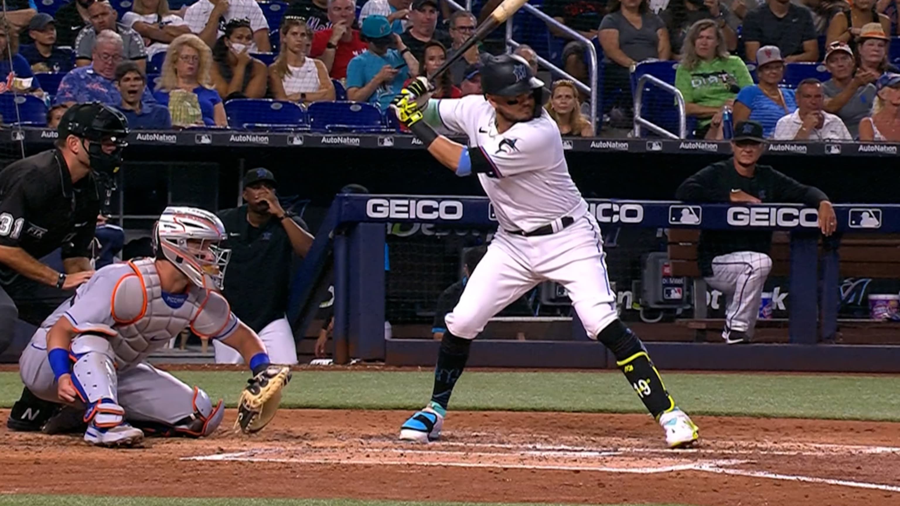 Nick Fortes hits walk-off single for Marlins