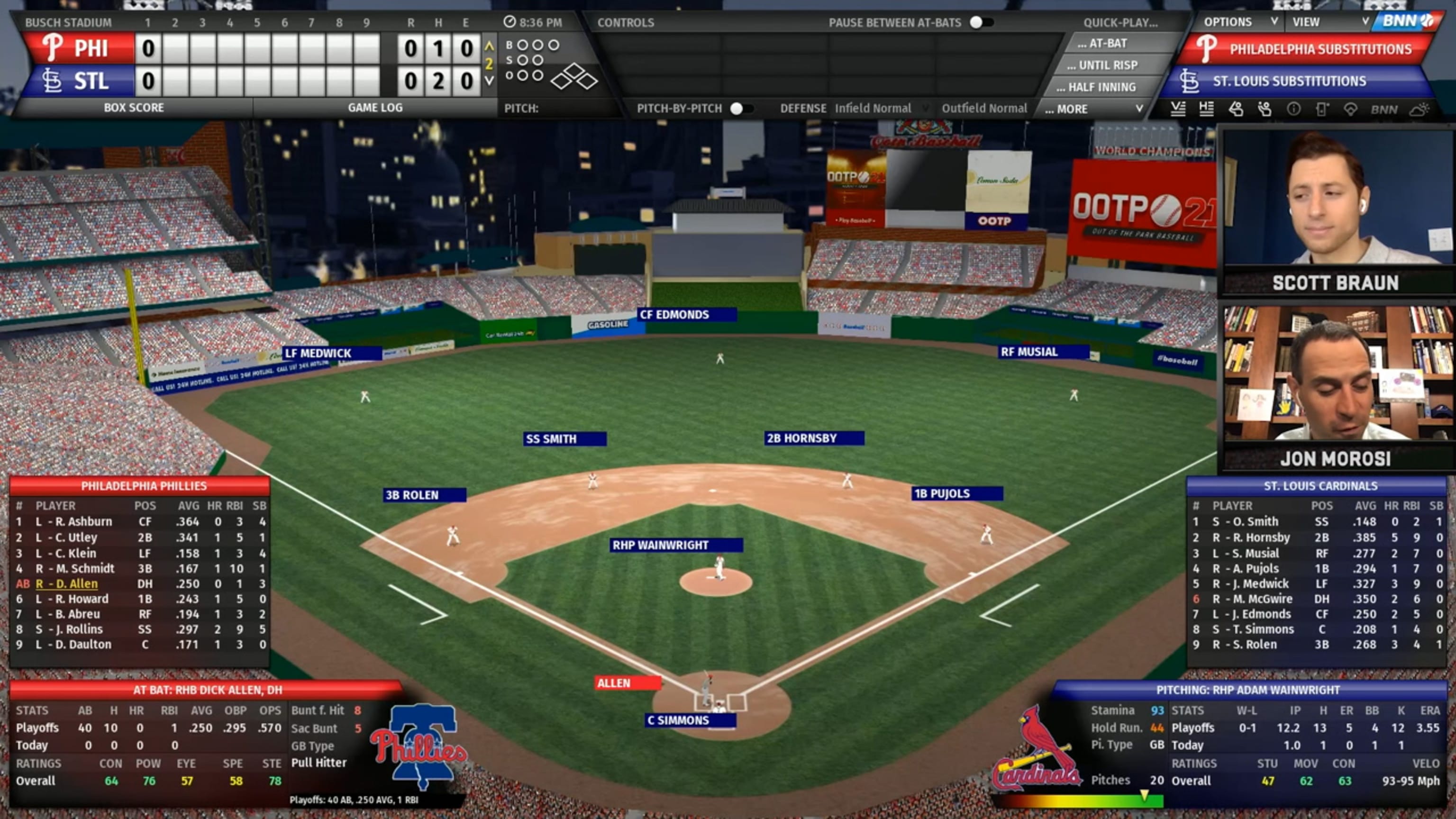 MLB Dream Bracket rosters