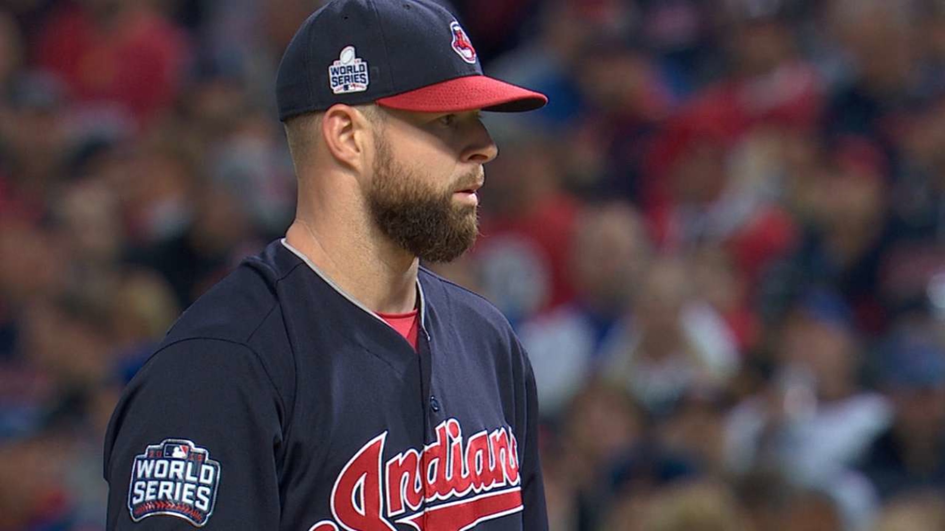 Watch Corey Kluber strike out eight Cubs through three innings in one  glorious GIF