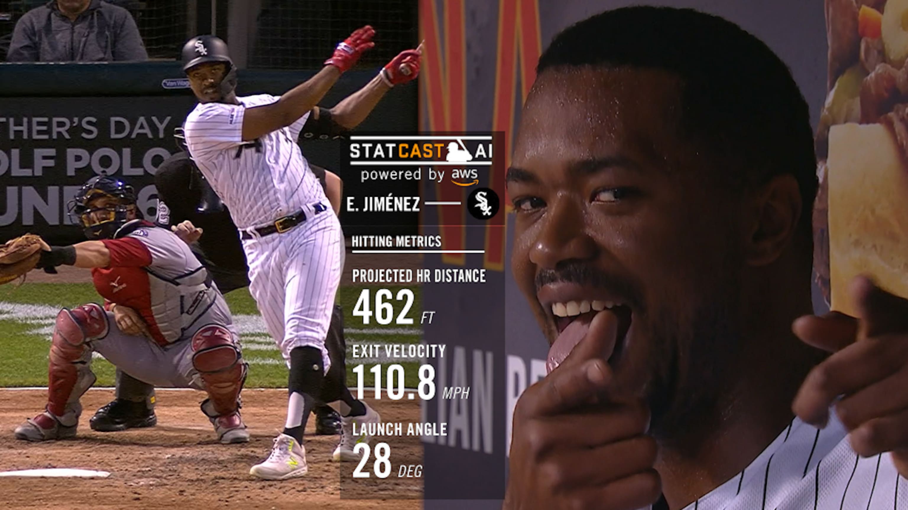 Statcast: Jonrón de Jiménez de 462 pies