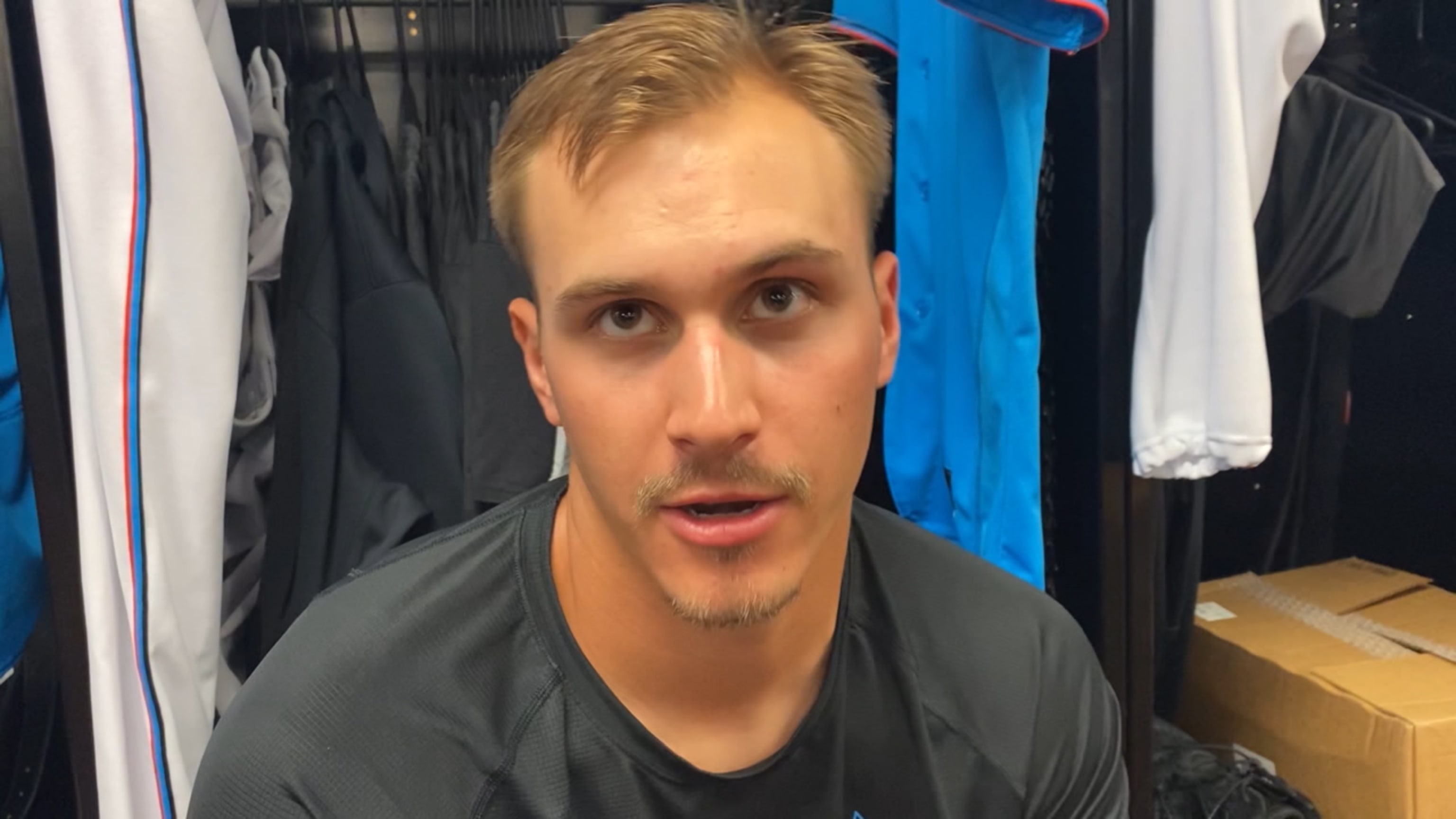 Bleday on first big league camp