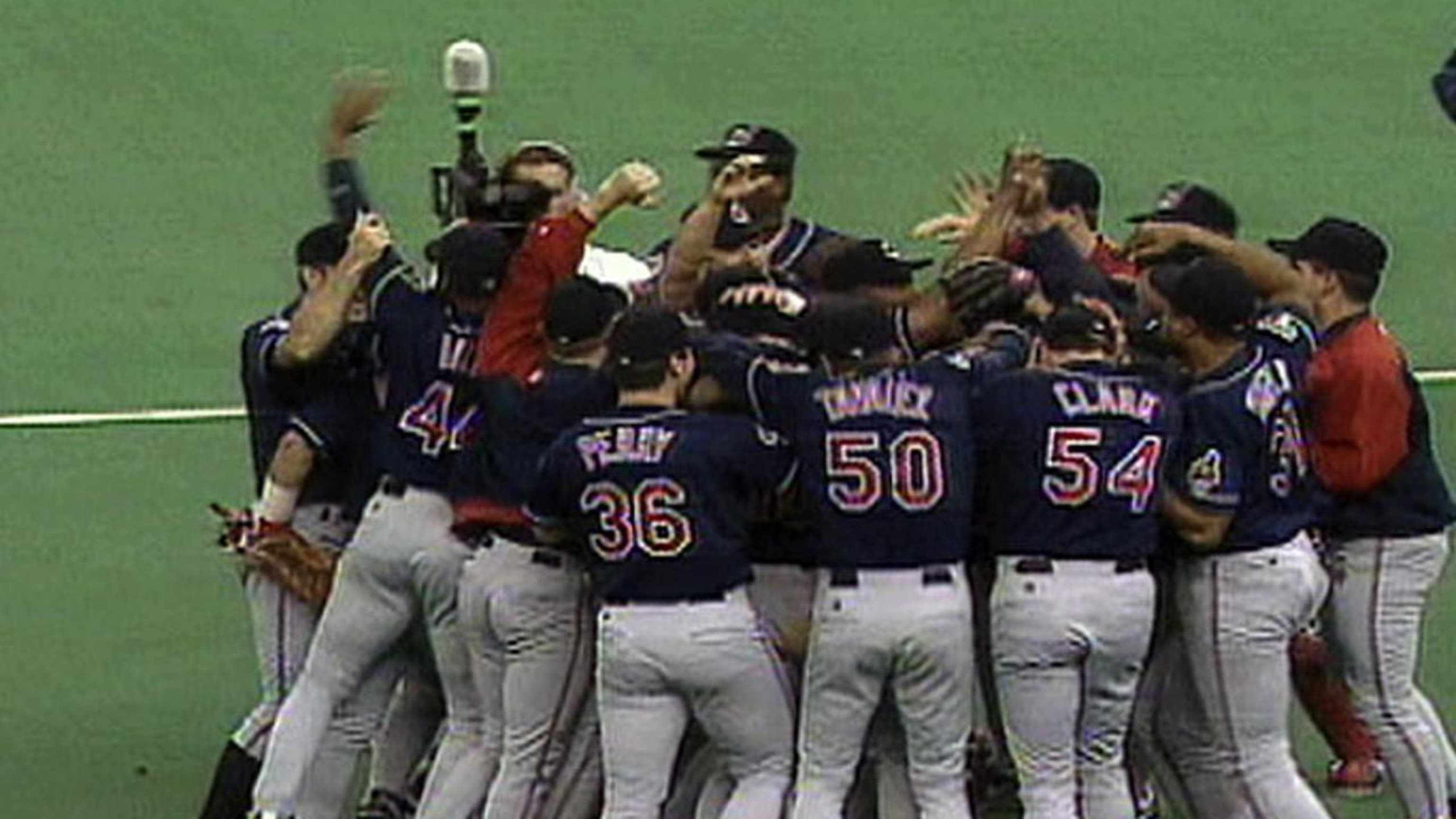 CLEVELAND INDIANS VINTAGE 1995 AL CENTRAL DIVISION CHAMPIONS