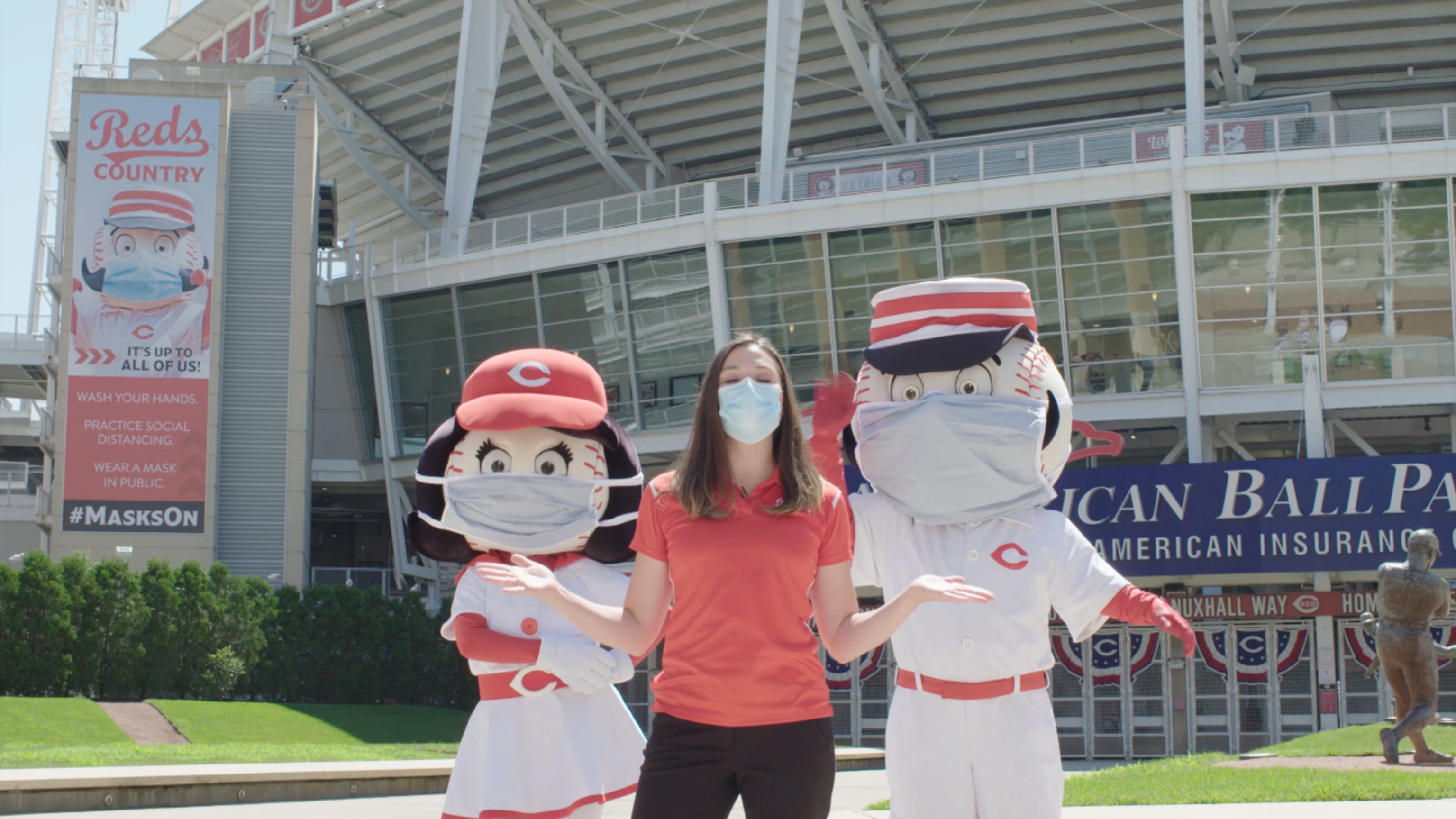 #MasksOn in Reds Country