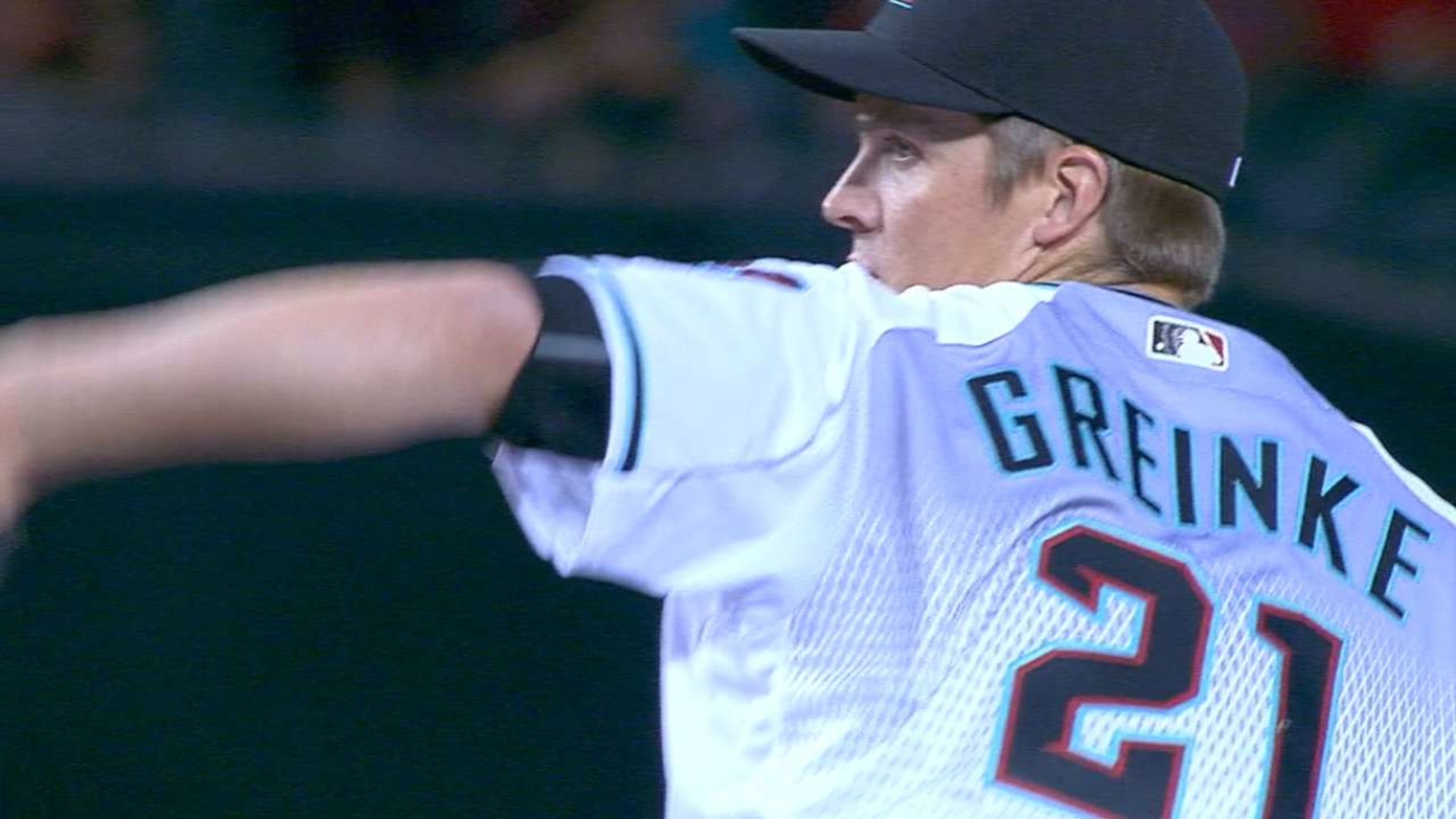 Import Dragon MLB Arizona Diamondbacks Zack Greinke Collectible Figure, 6,  Gray 