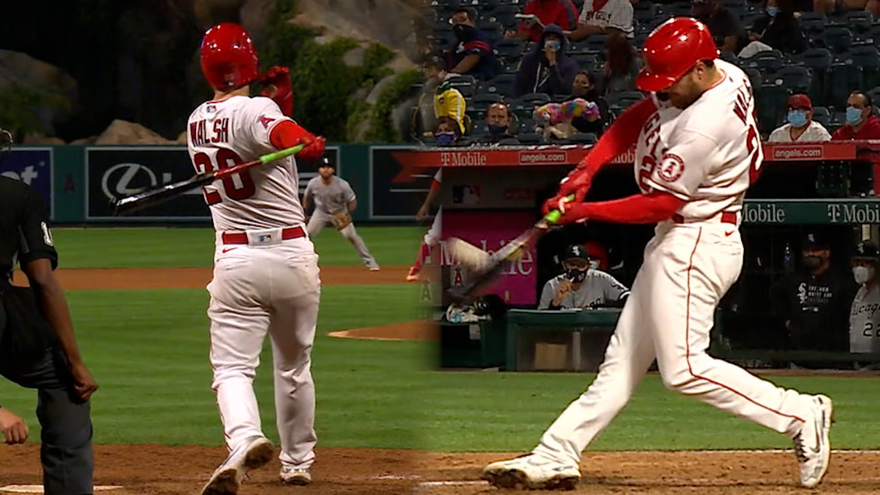 Walsh batea oportunos jonrones