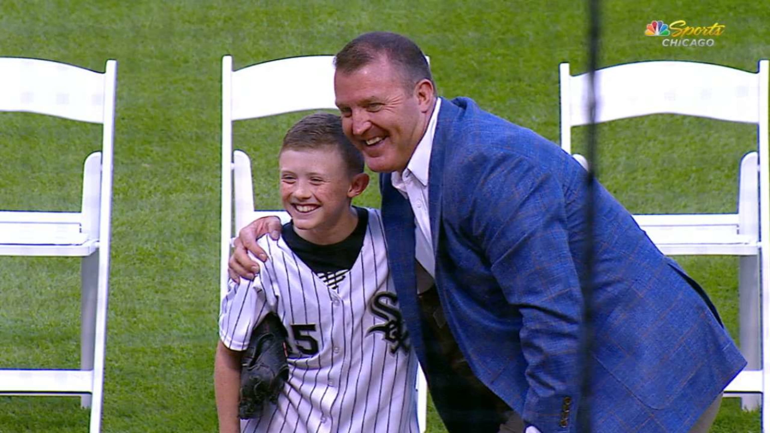 Jim Thome honored in White Sox ceremony