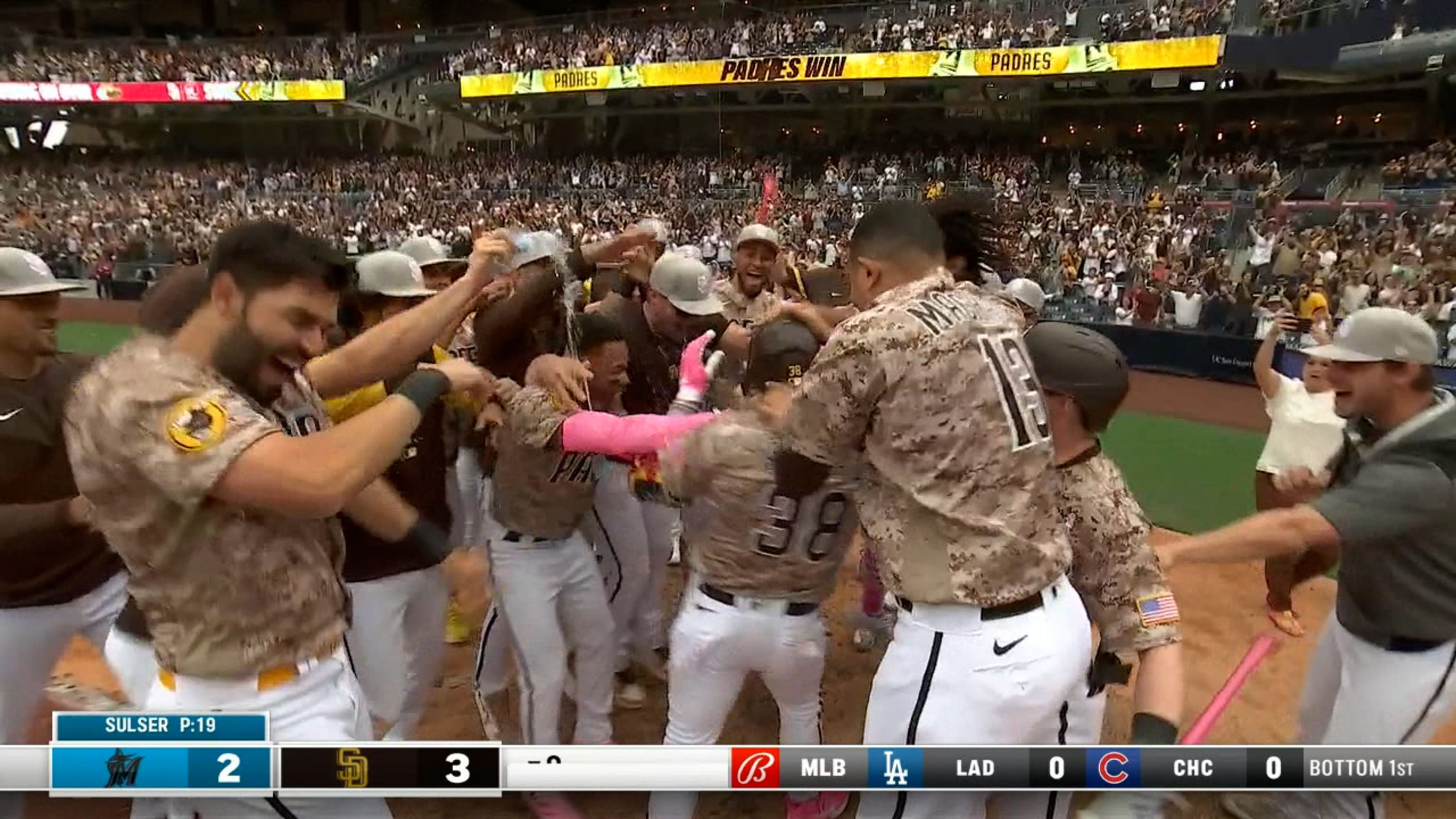 The Padres legendary camo uniforms