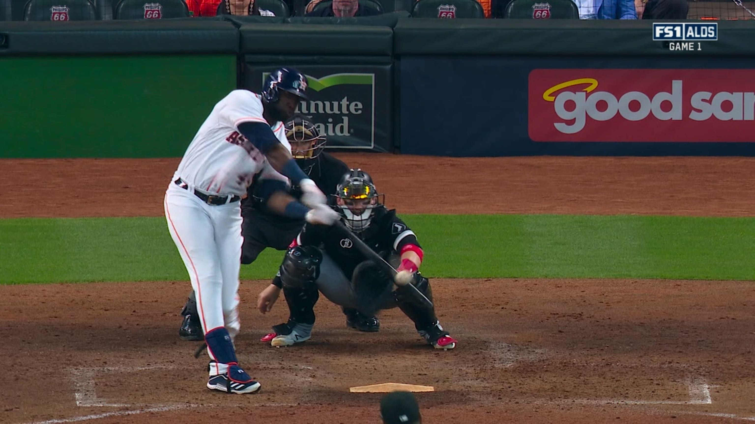 Jonrón solitario de Álvarez