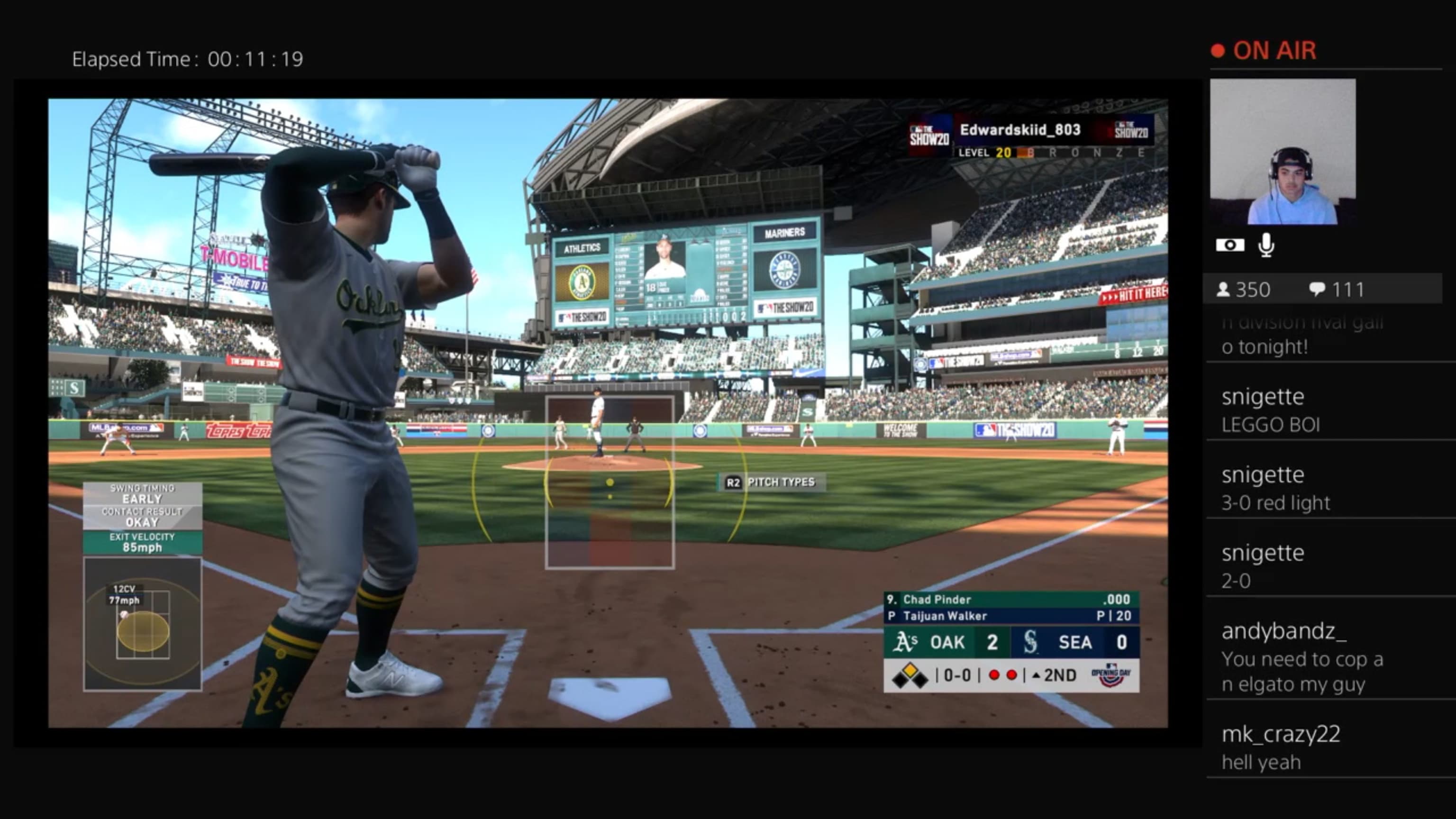 Luzardo vs. Edwards in The Show