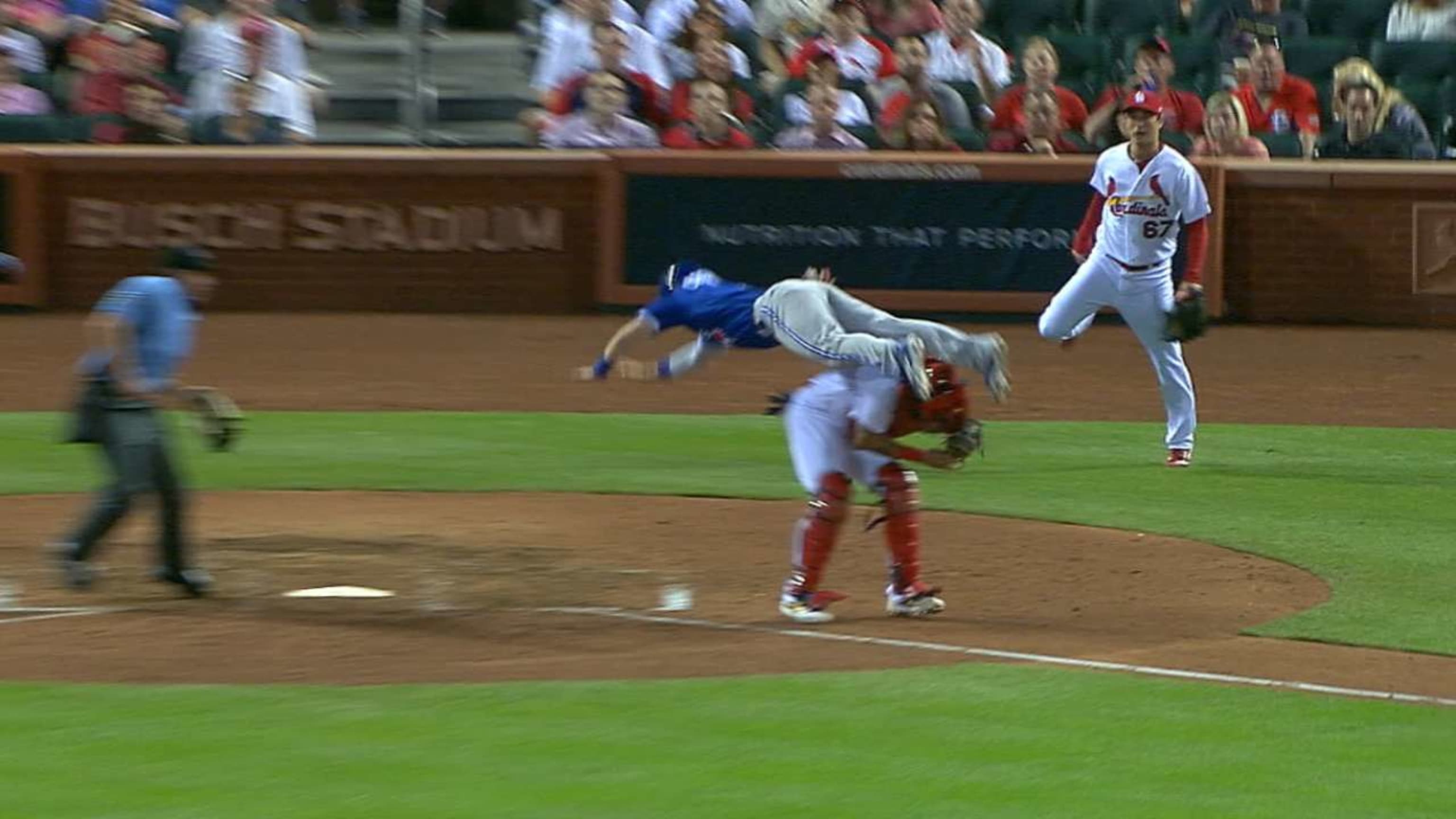 L.A. Dodgers Player Pulls Off Coolest Slide Ever