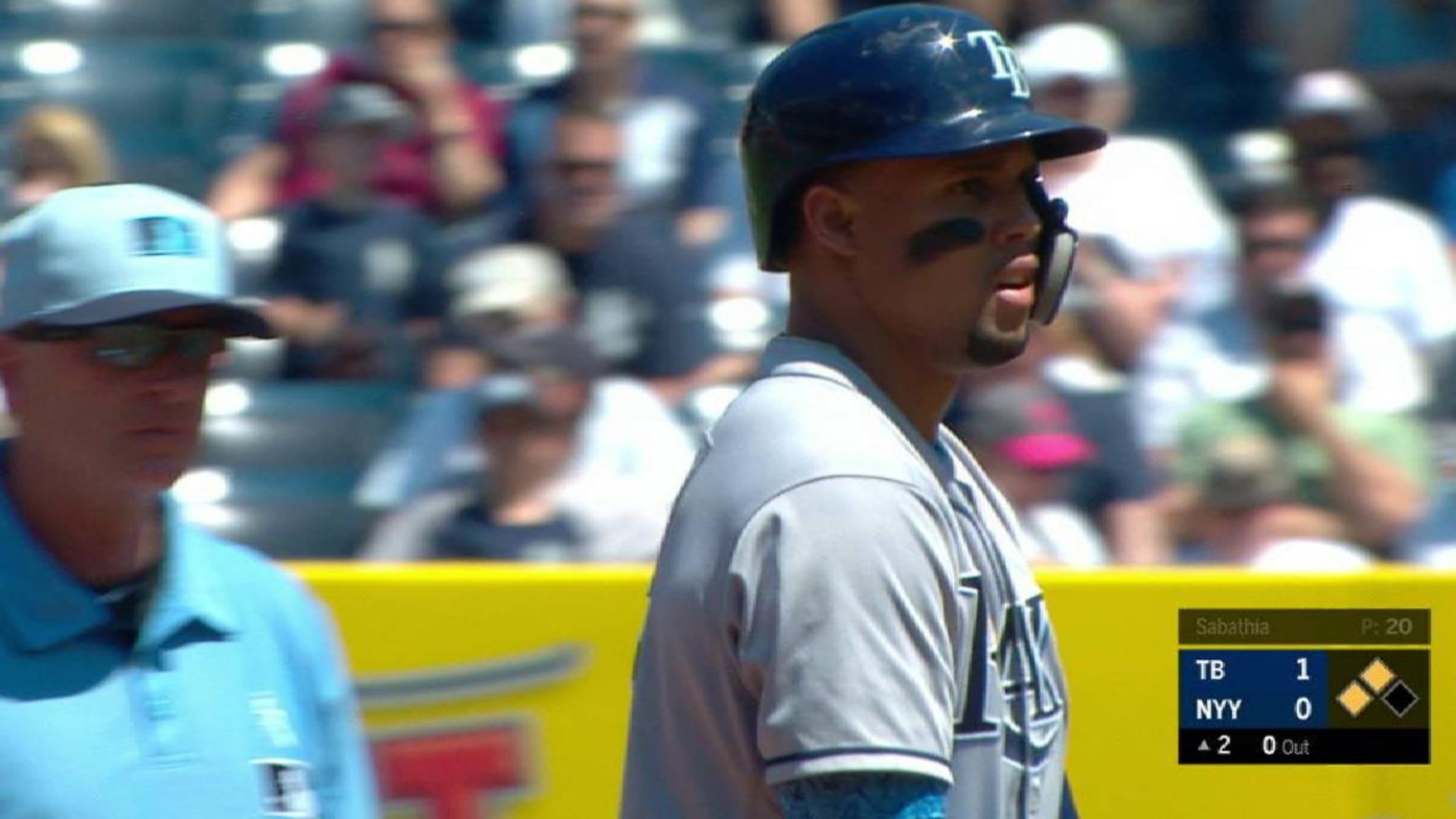 Gomez's RBI double to left