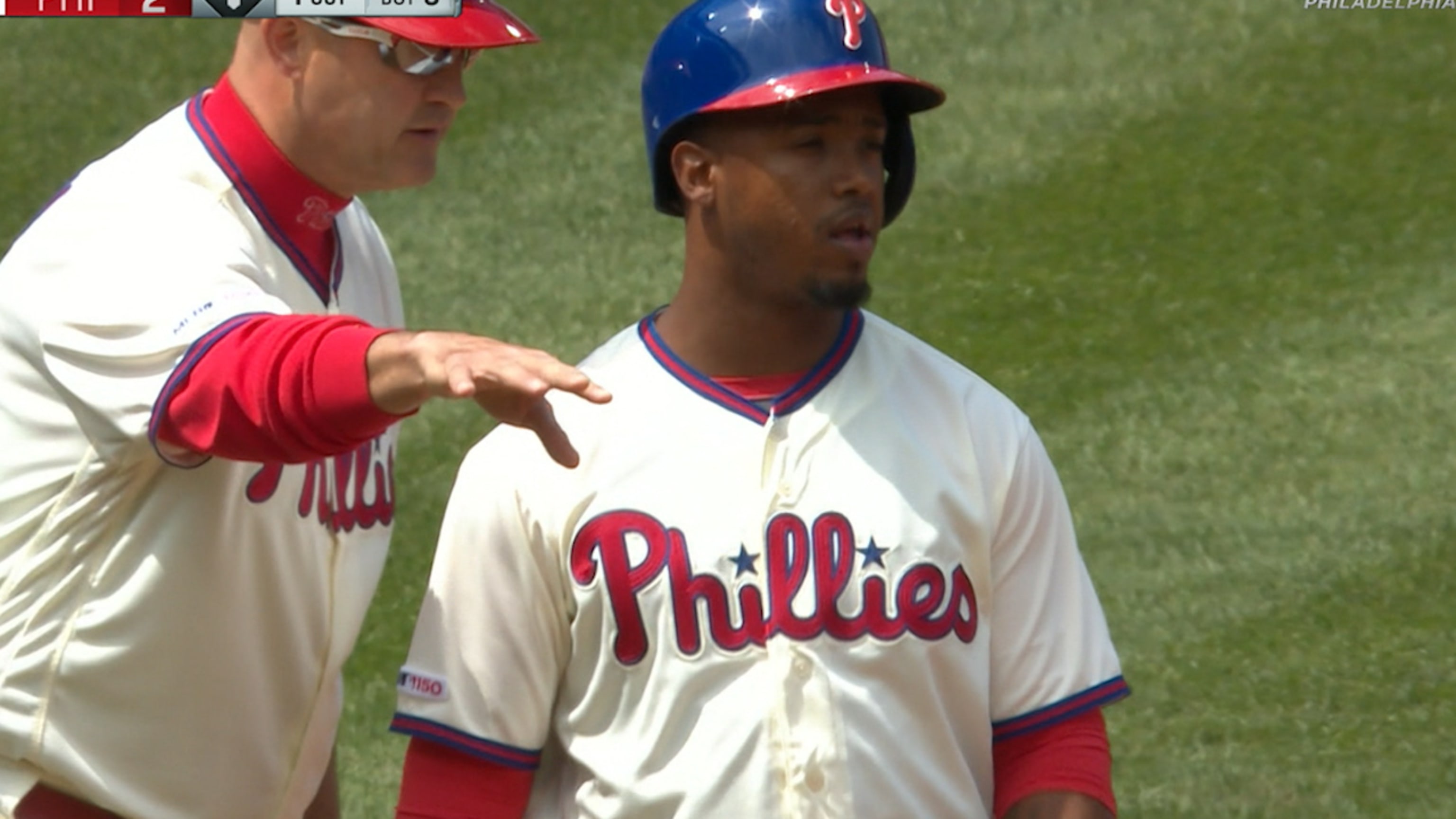 Phillies 2B Jean Segura leaves game after being hit in face by pitch 