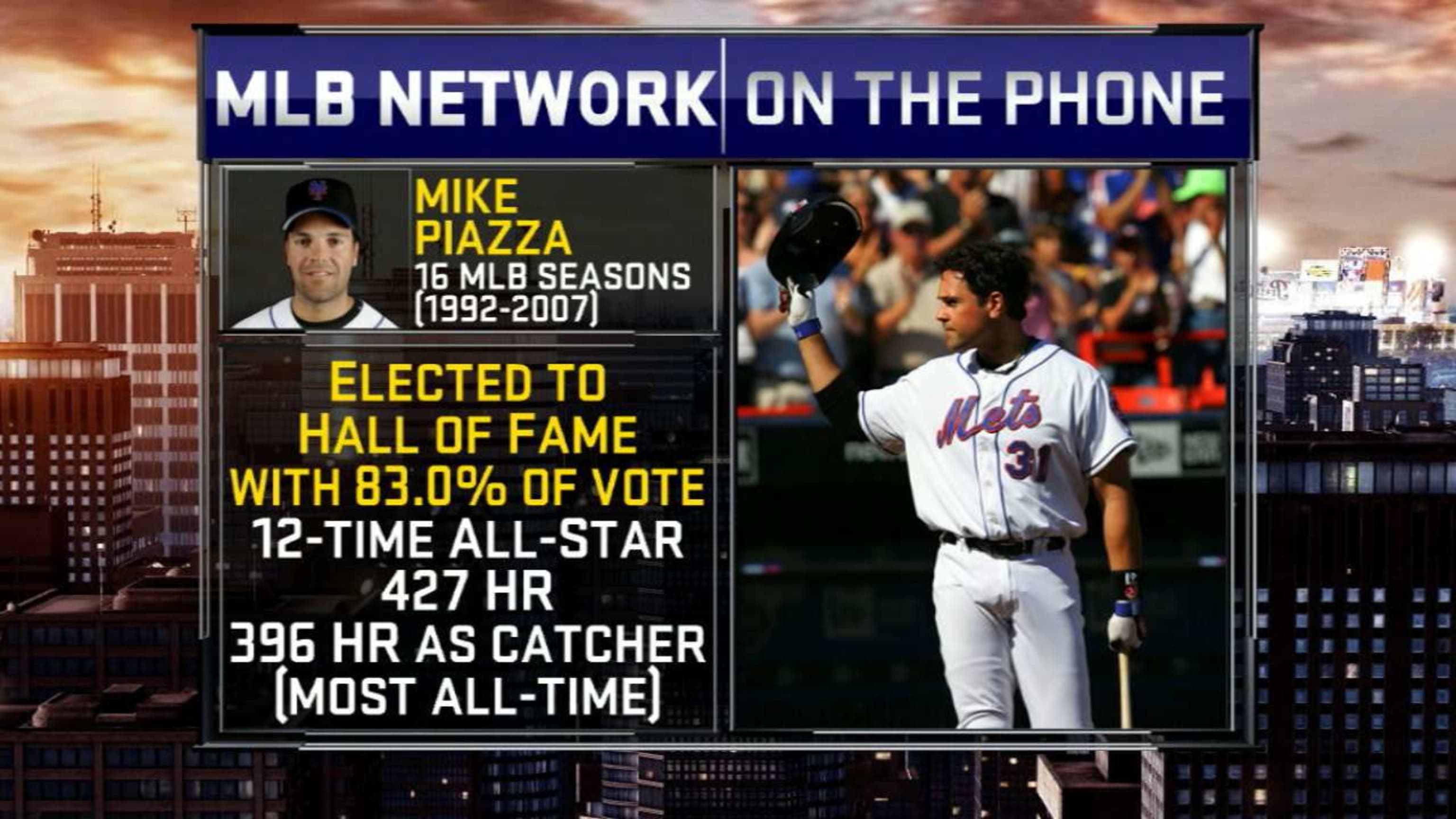 Mets Hall of Famer Mike Piazza's Return to New York