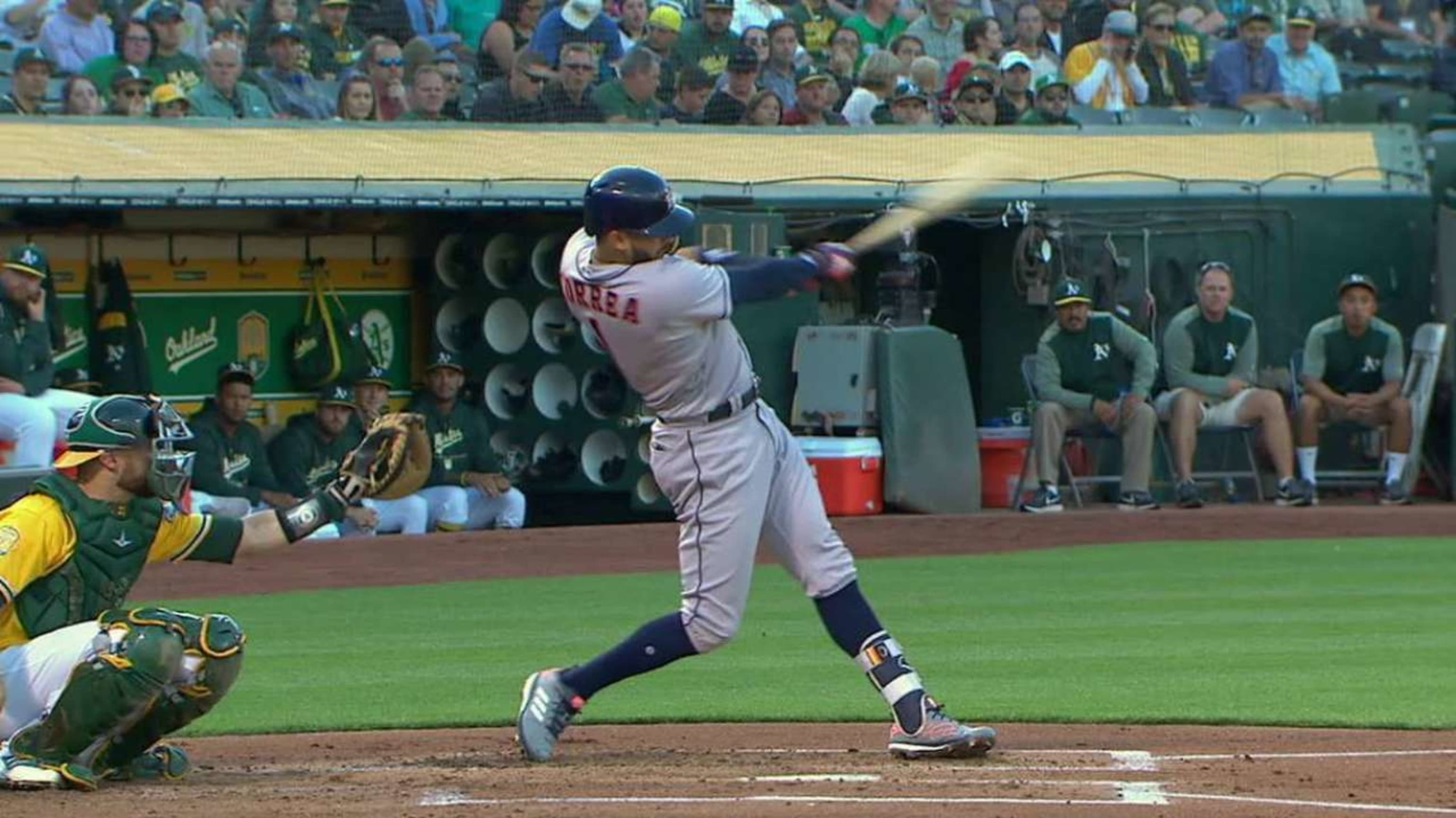 Evan Gattis has 5 RBIs as Astros beat A's