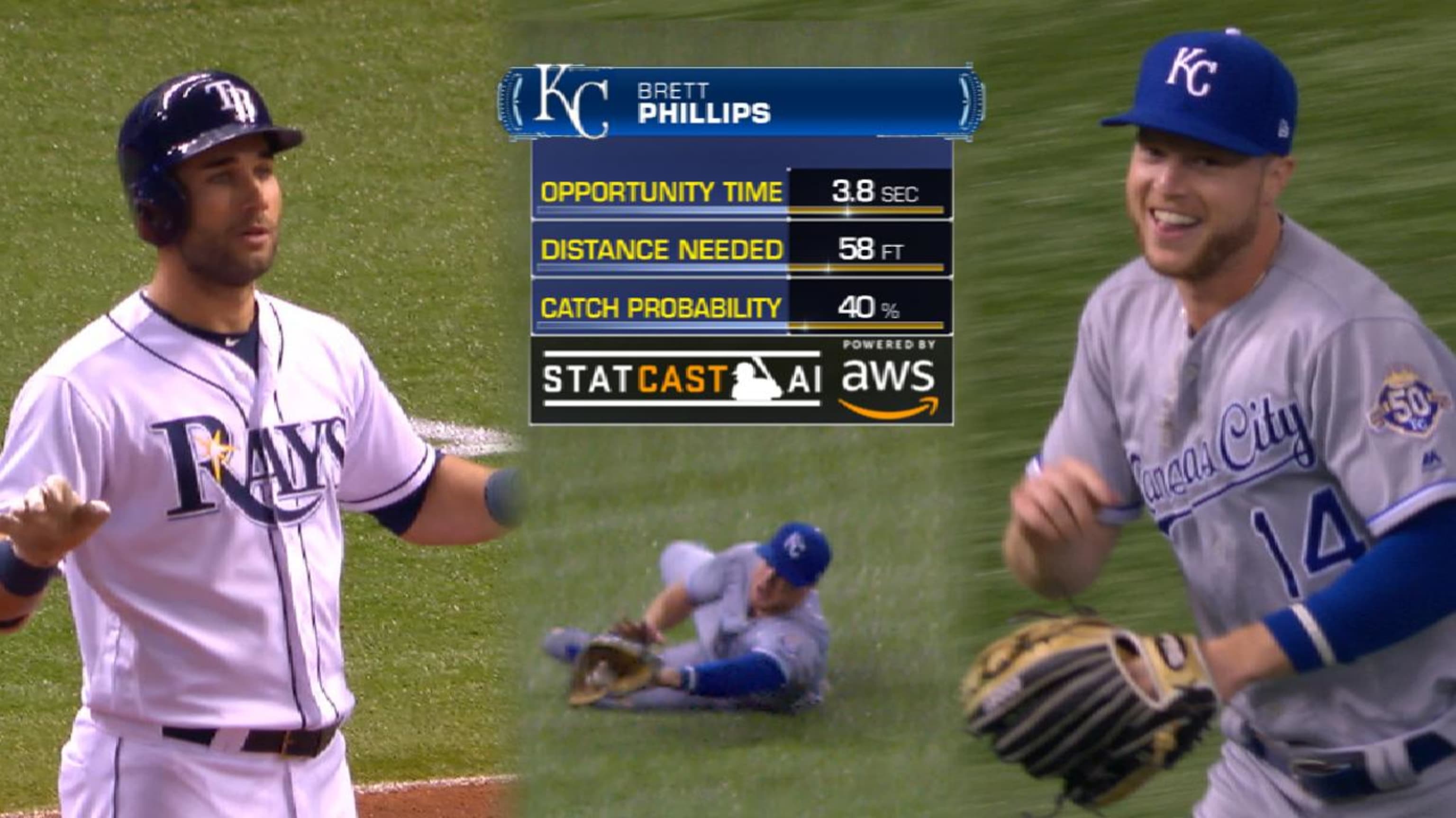 Statcast: Phillips' diving grab