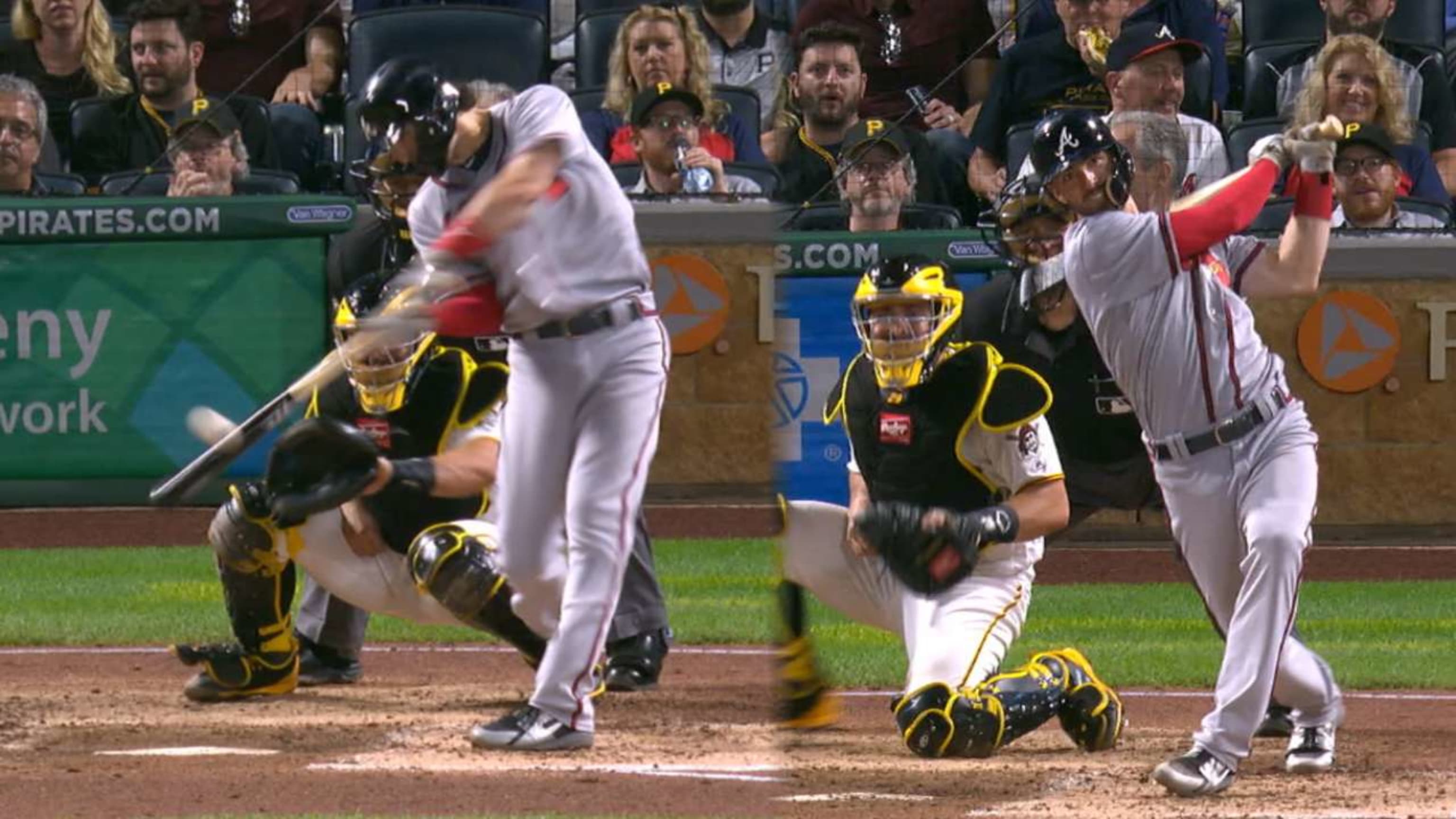 Swanson's 2-HR game vs. Pirates
