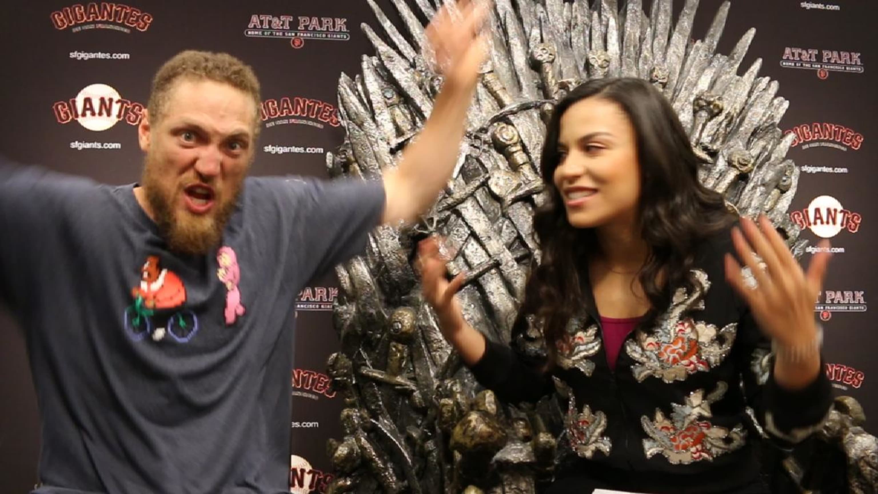 Lexi and Hunter Pence took to the Iron Throne to review the Game of Thrones  premiere