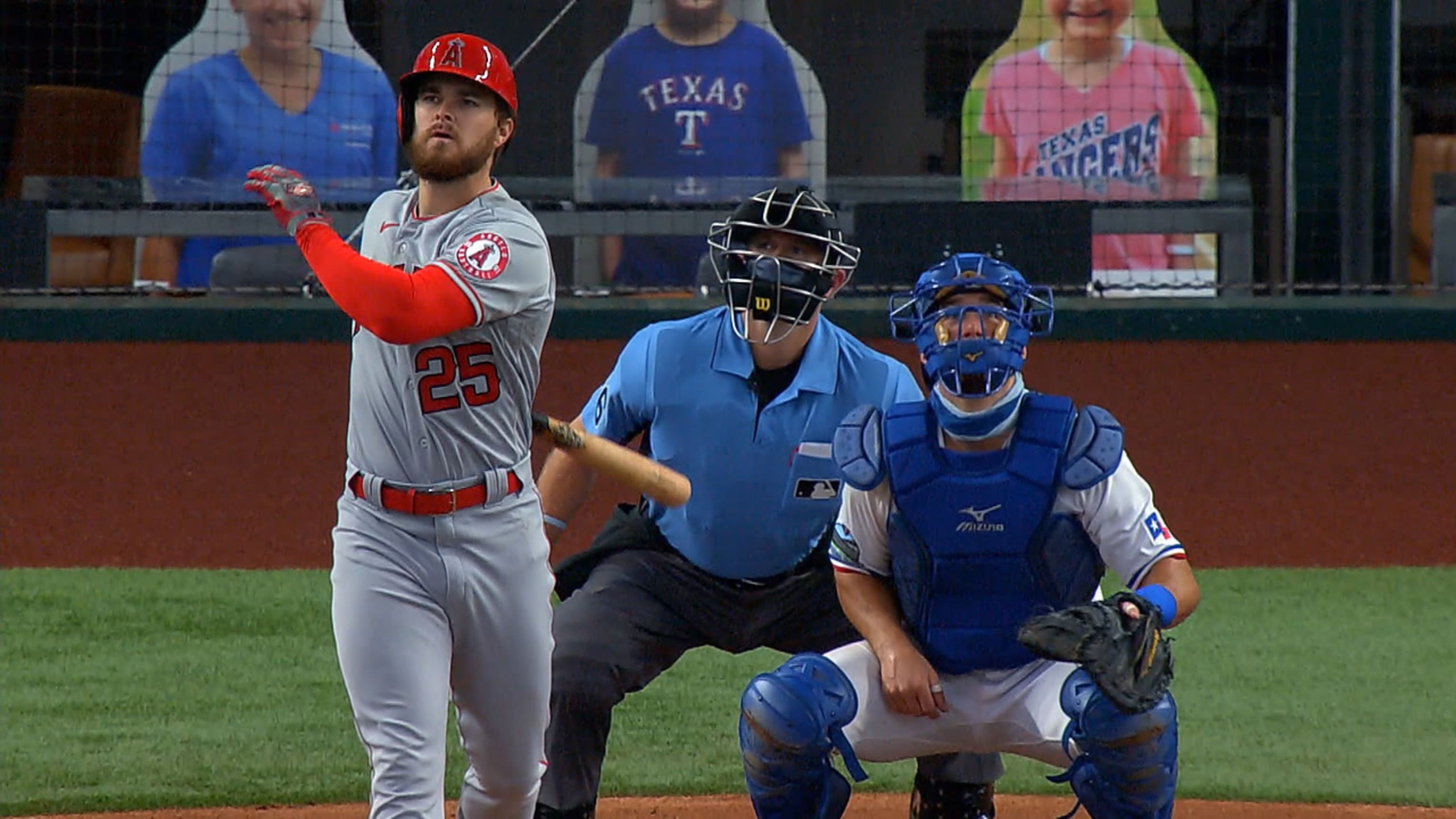 What happened to the ball after Angels rookie Jared Walsh's first hit? -  Los Angeles Times