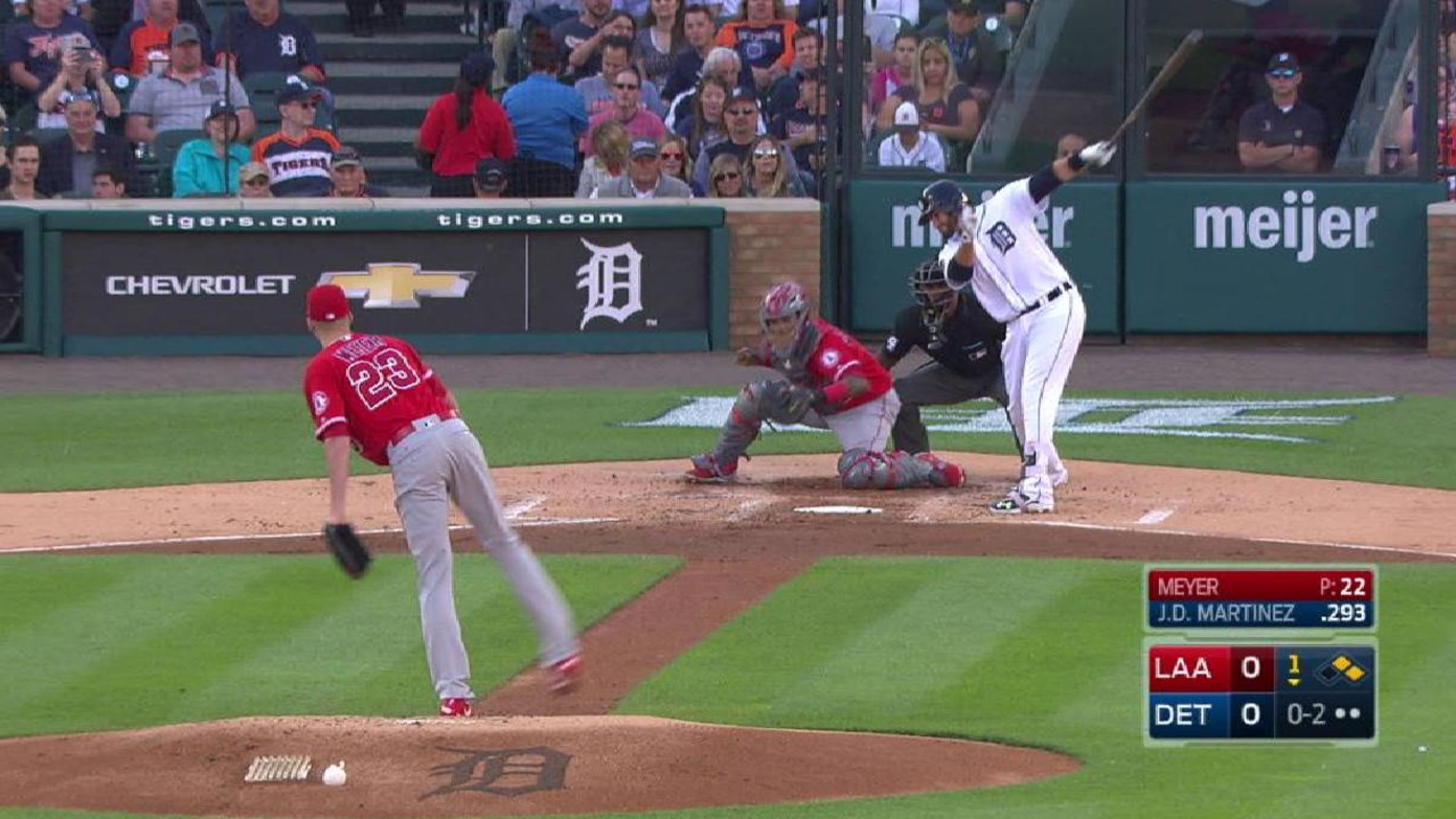 Meyer strikes out J.D. Martinez