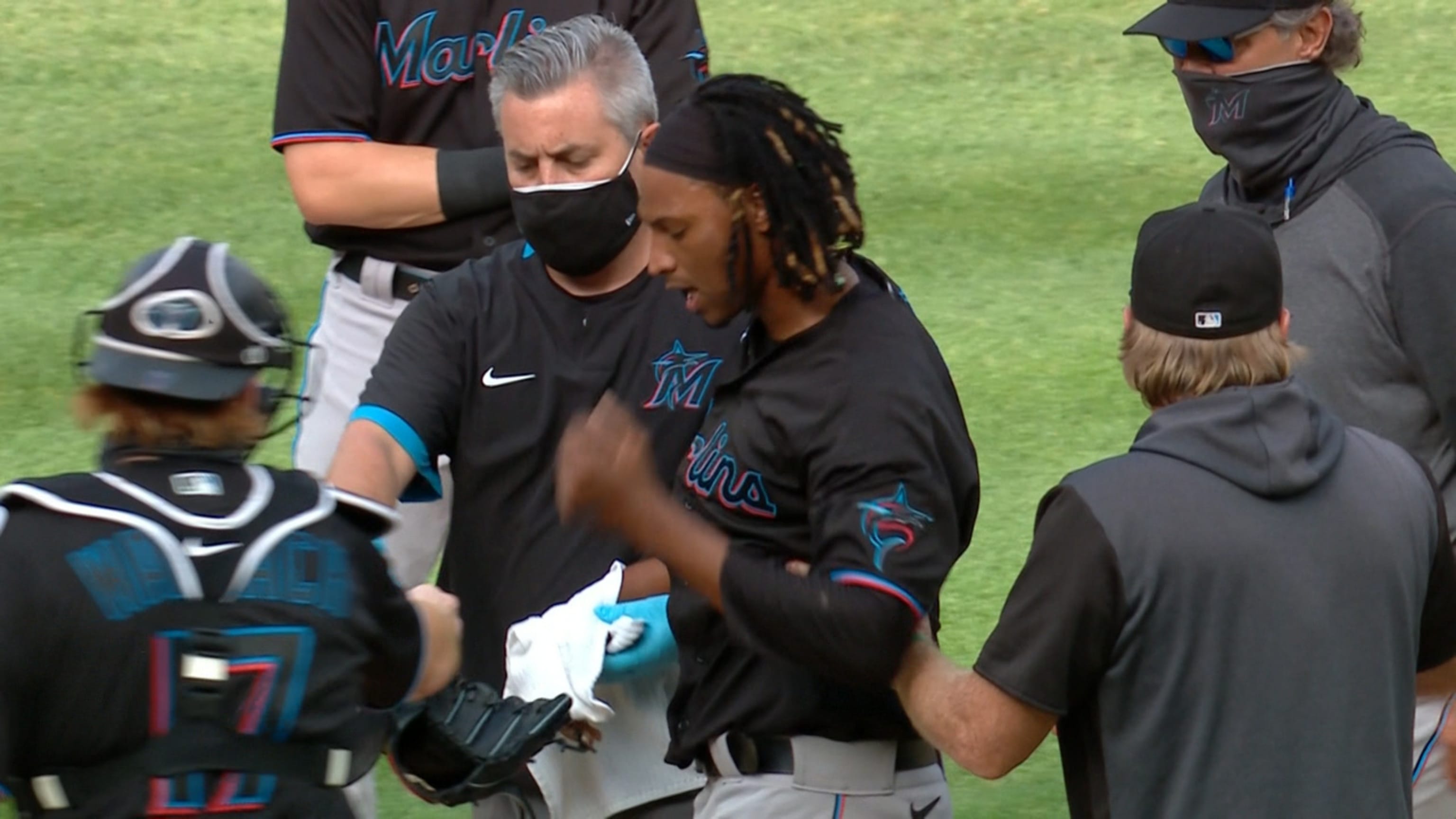 José Ureña sale lesionado