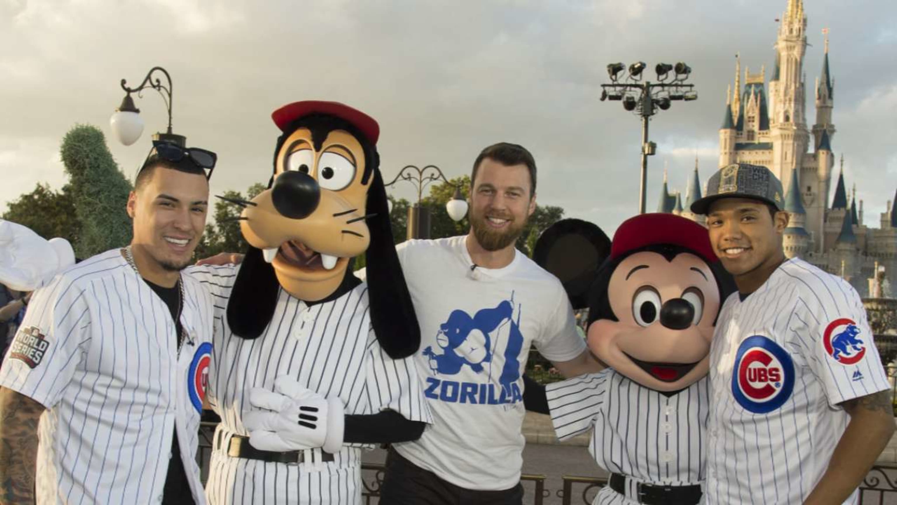 Mickey Mouse playing Baseball World series Champion Dodgers T