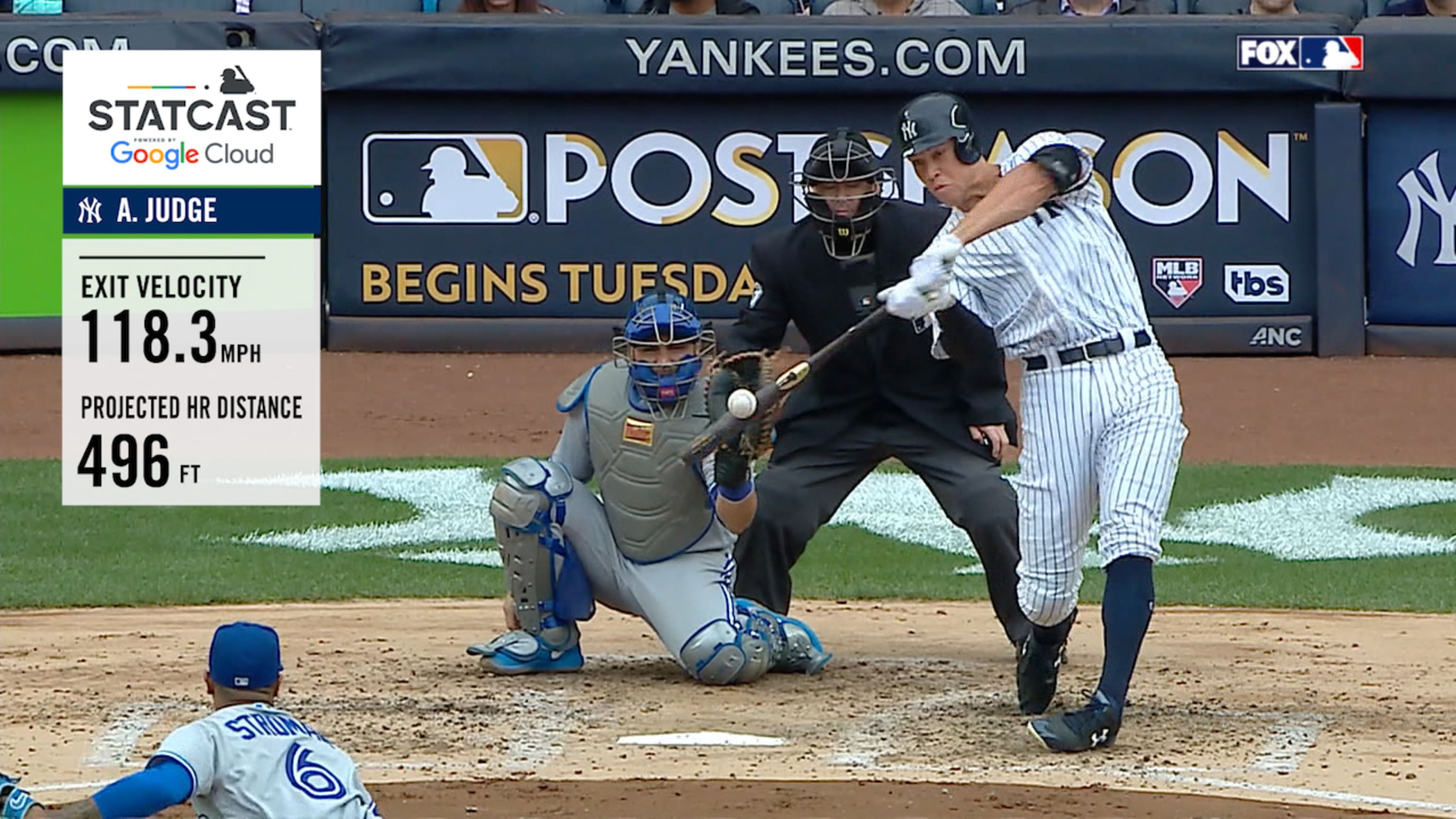 Statcast: Judge jonrón de 484 pies