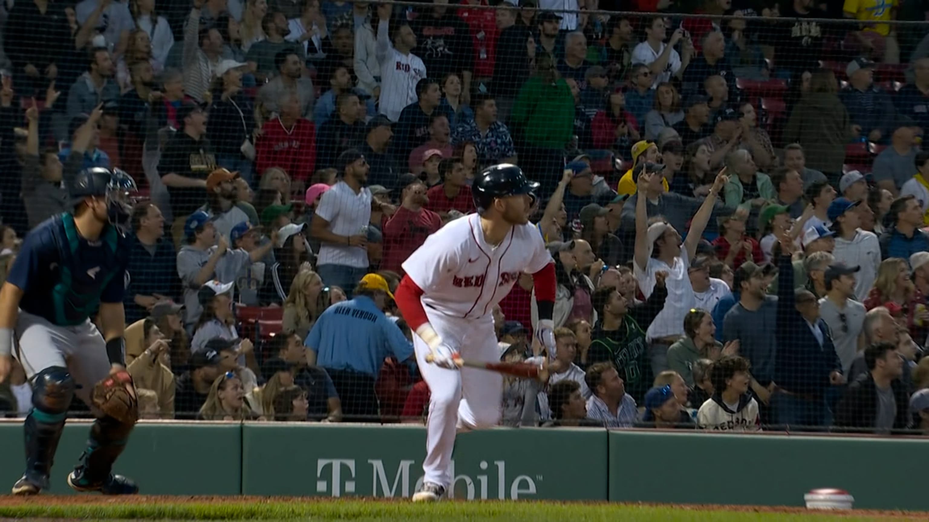 Former Red Sox player snags Trevor Story grand slam in stands