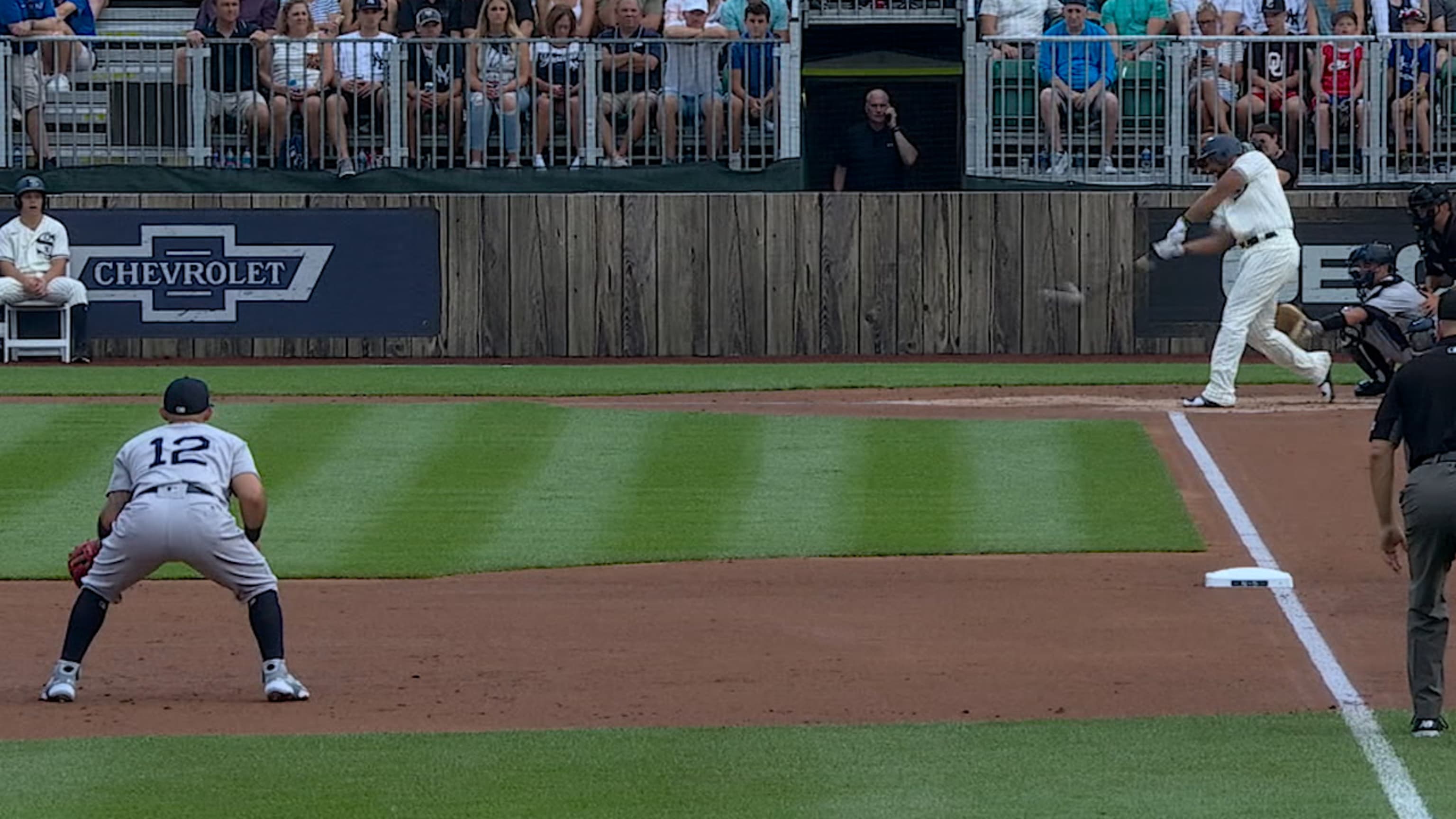 Abreu con el primer HR en Iowa