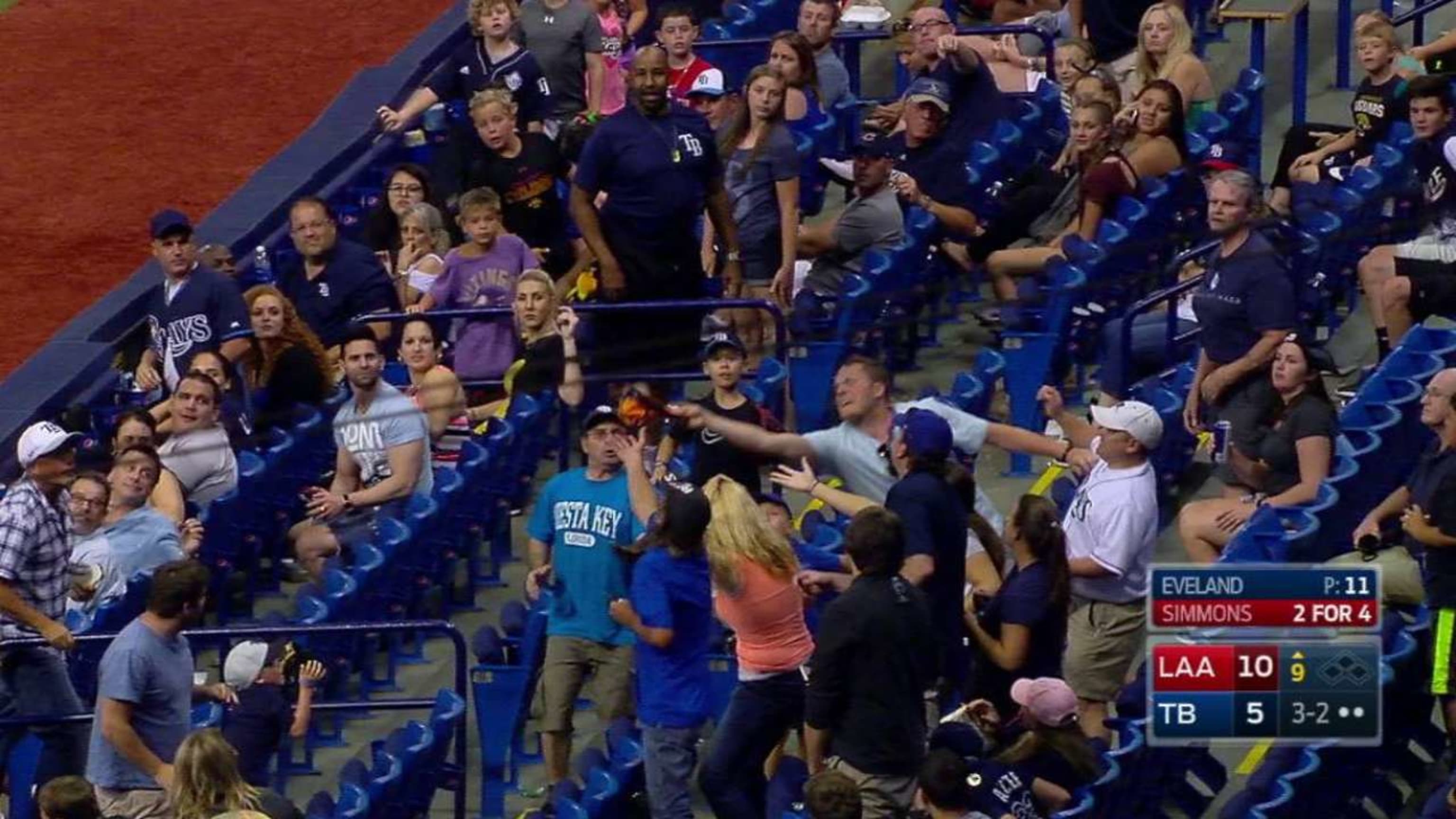 Yankees Fan Catches A Foul Ball, Celebrates For About Five Freakin' Hours