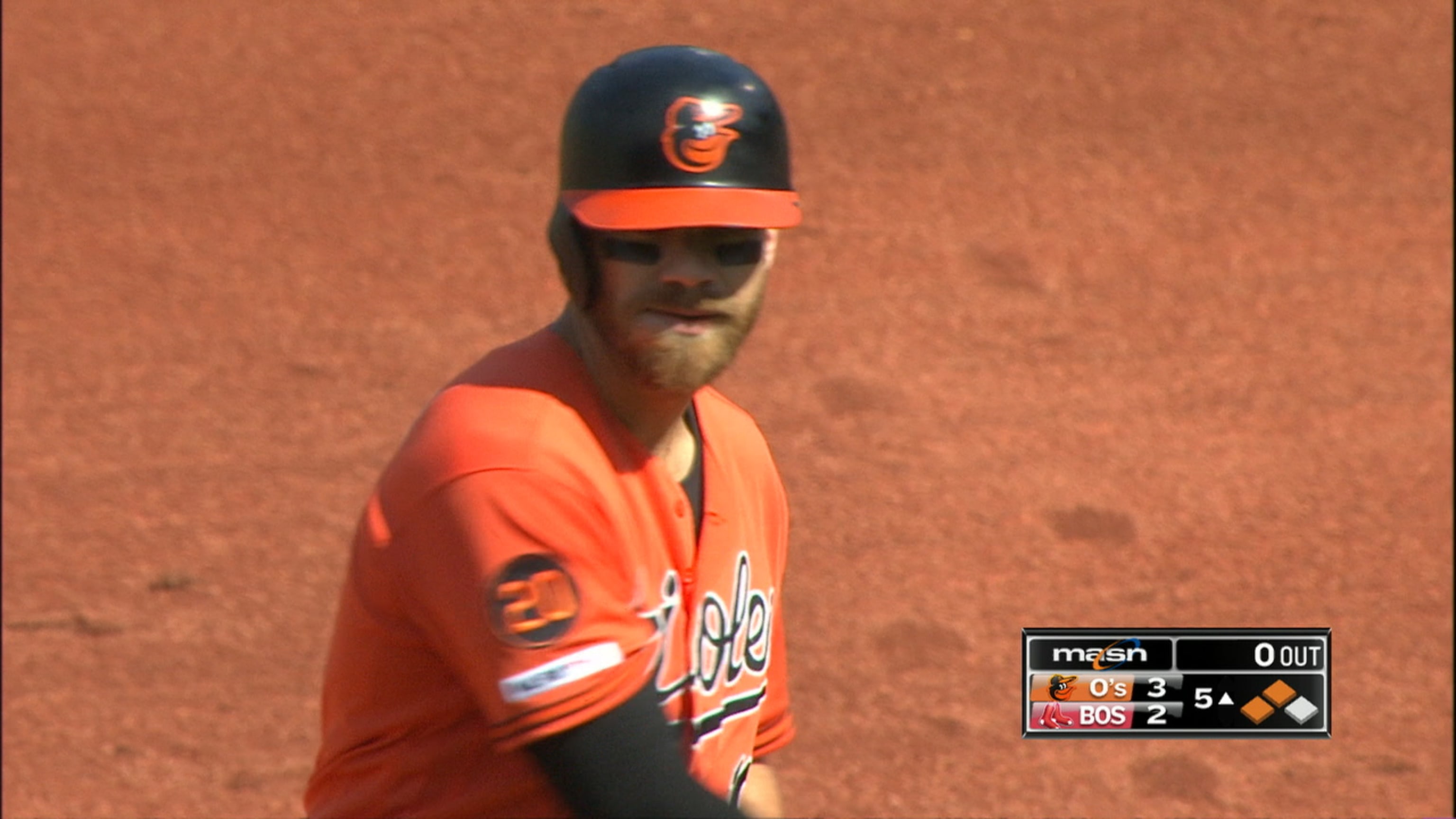 Chris Davis' hitless streak ends