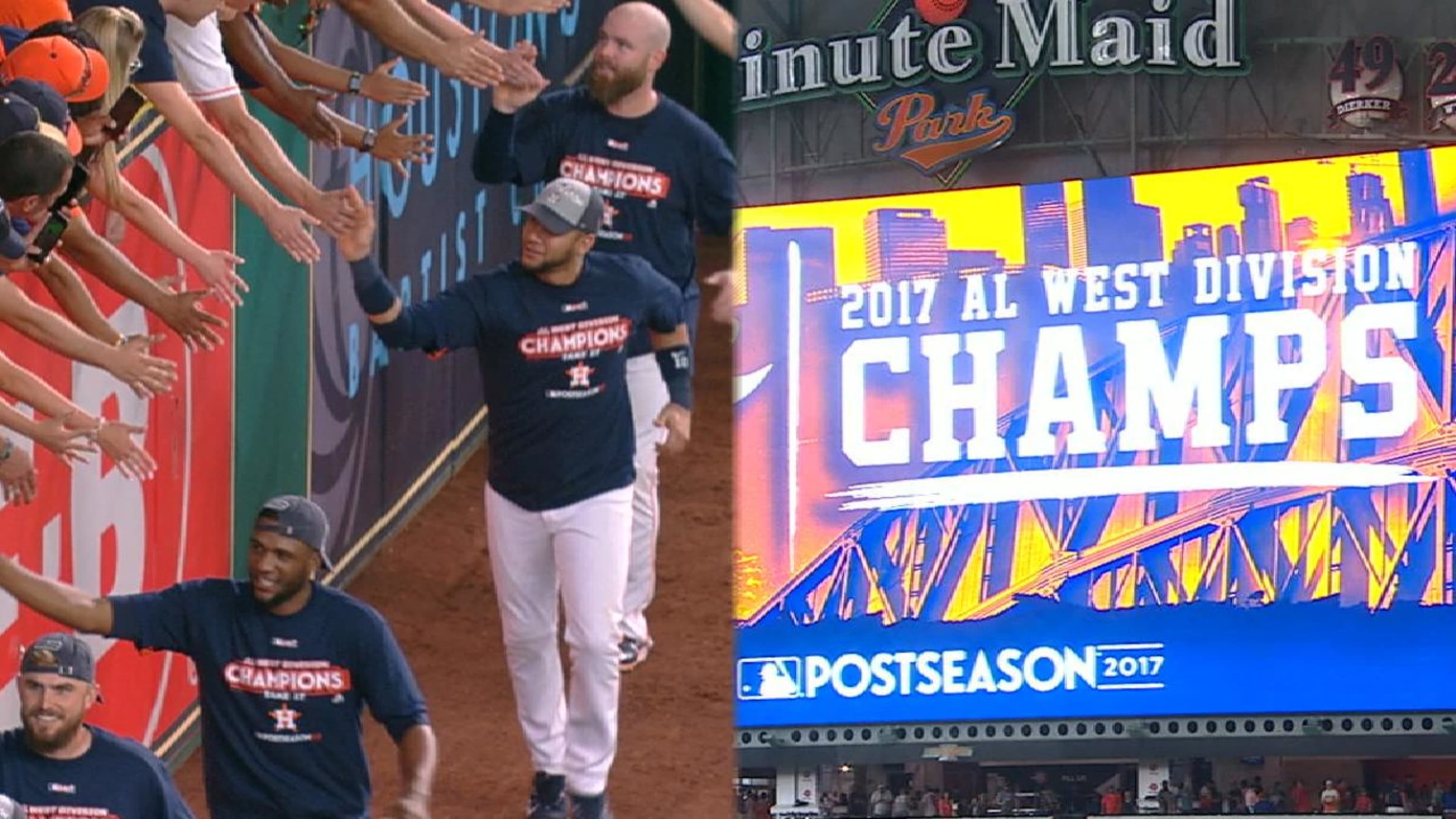 Houston Astros 2017 World Series Champions INFANT Baby YAY ASTROS T-Shirt