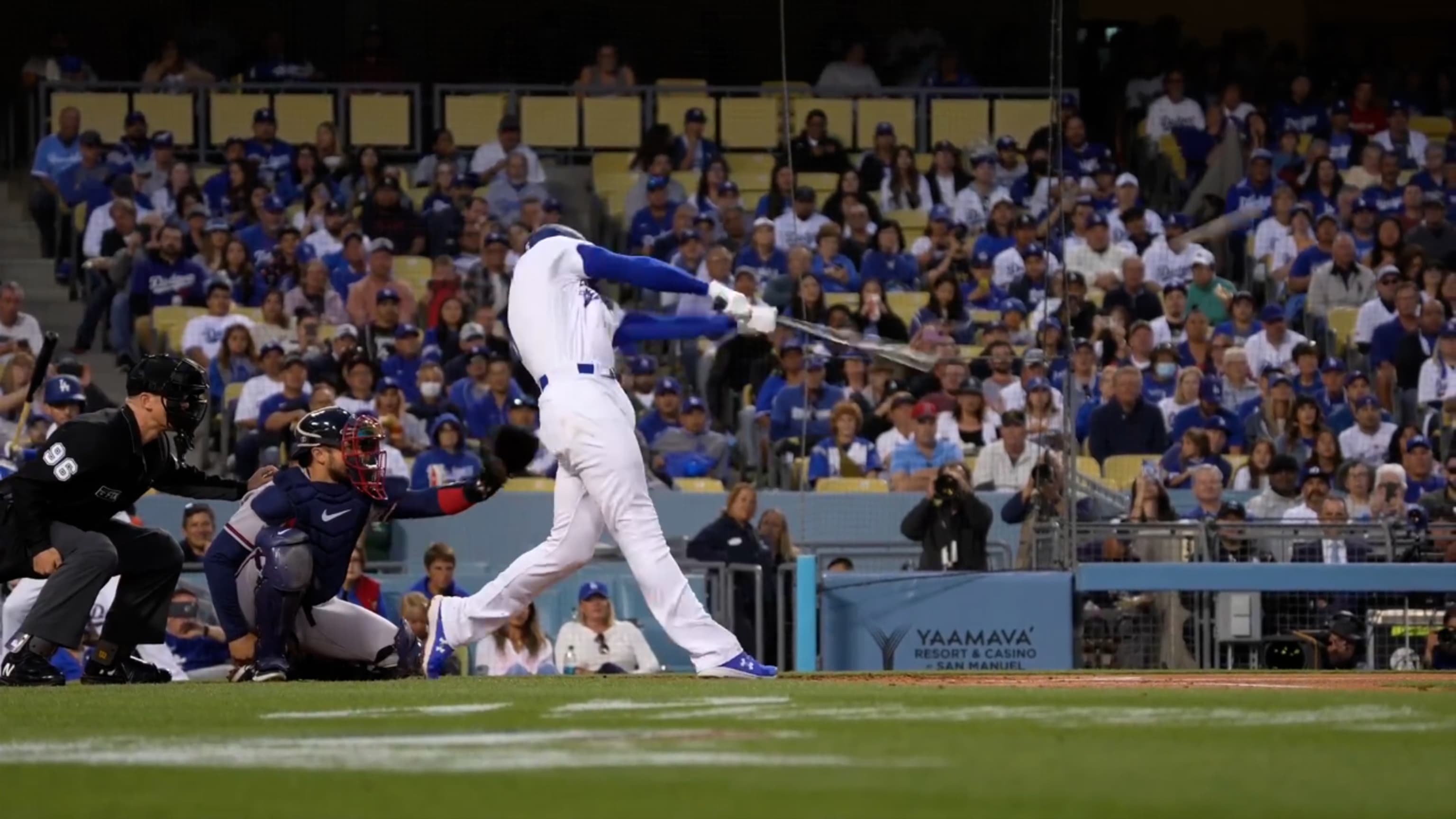 Watch: Dodgers' Freddie Freeman homers in first at-bat vs. former Braves  teammates 