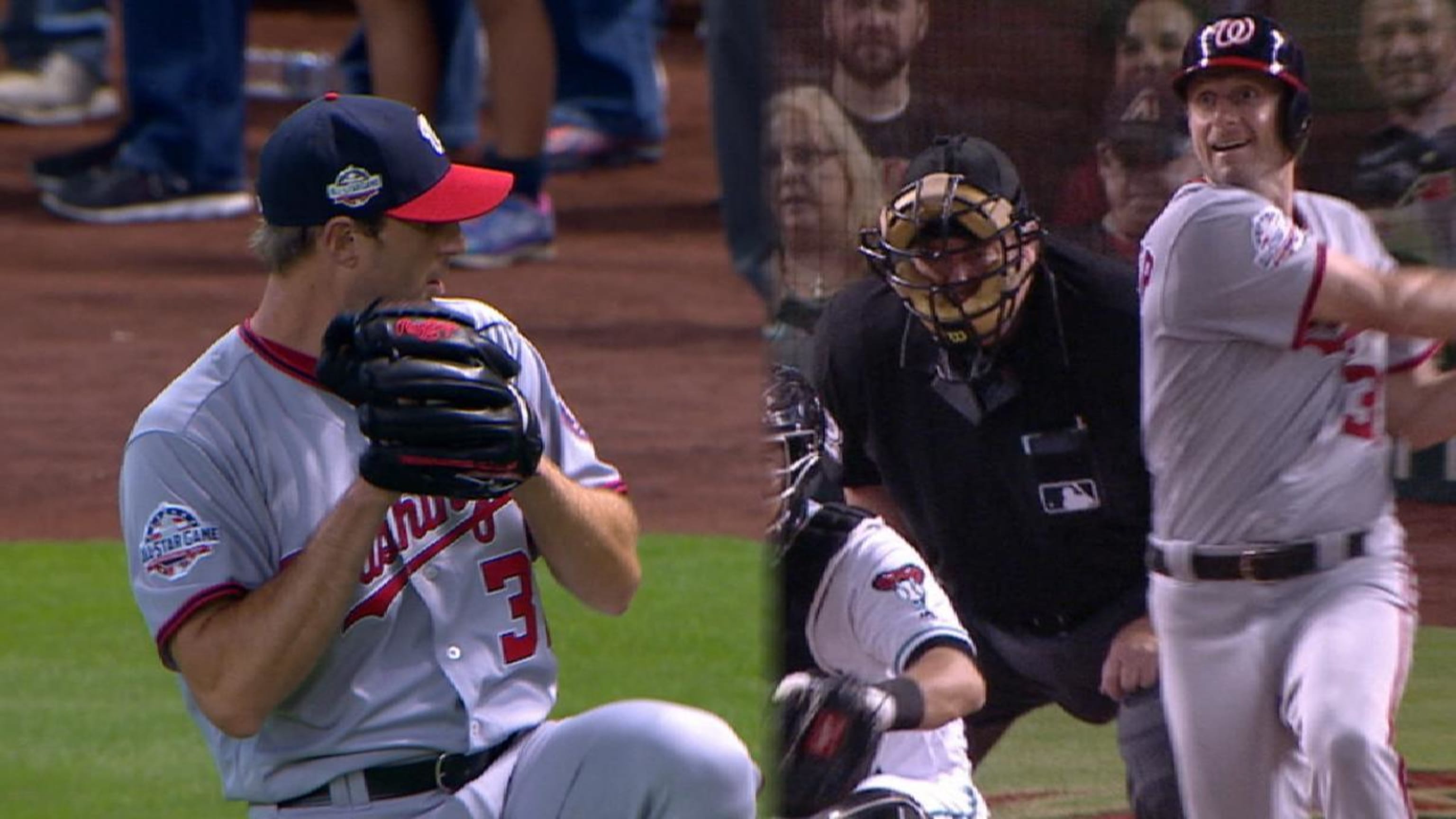 Scherzer K's 11, collects 2 hits