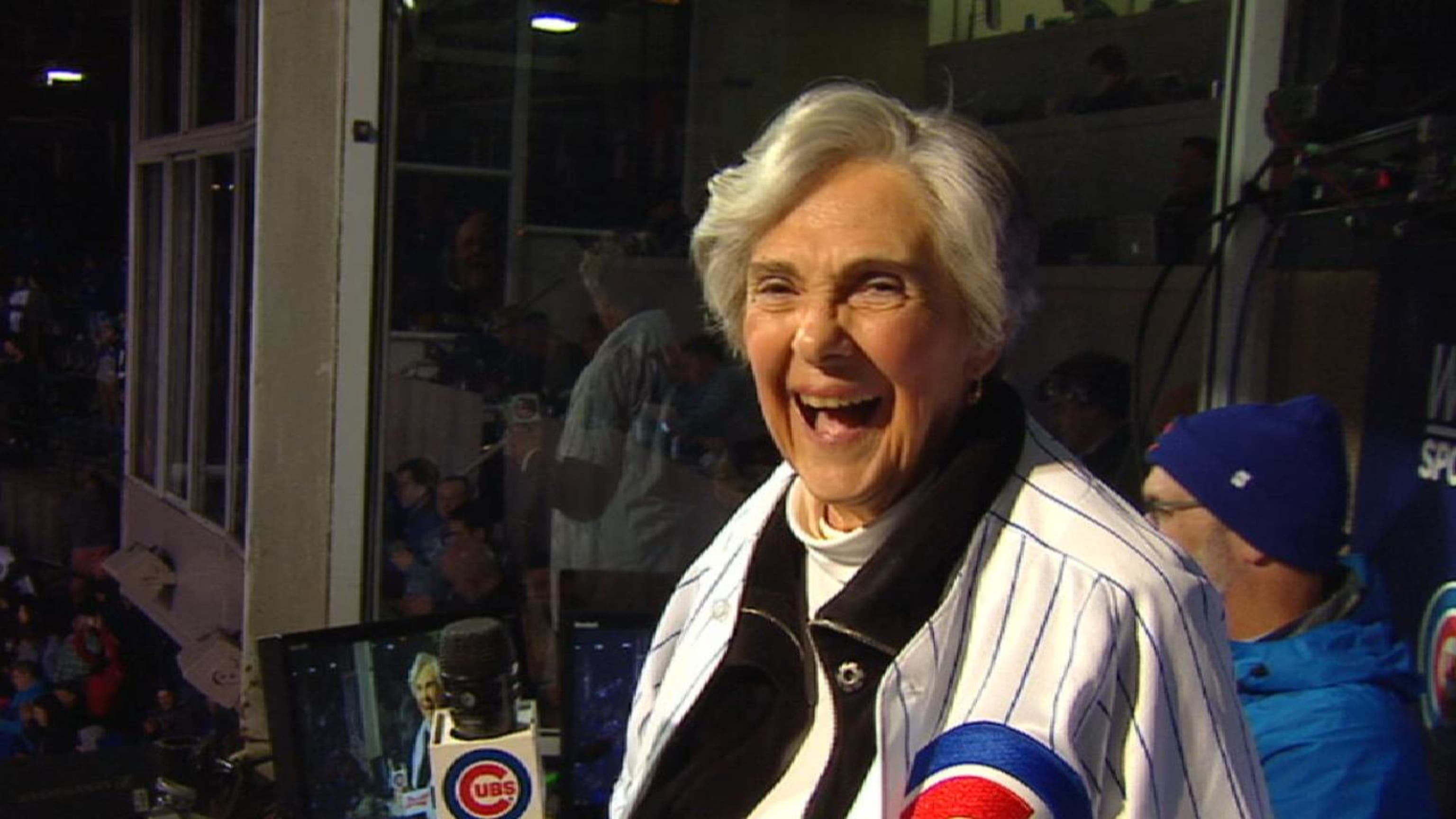 Listen to Dutchie Caray, Harry's widow, sing 'Take Me Out to the Ball Game'  at Wrigley Field