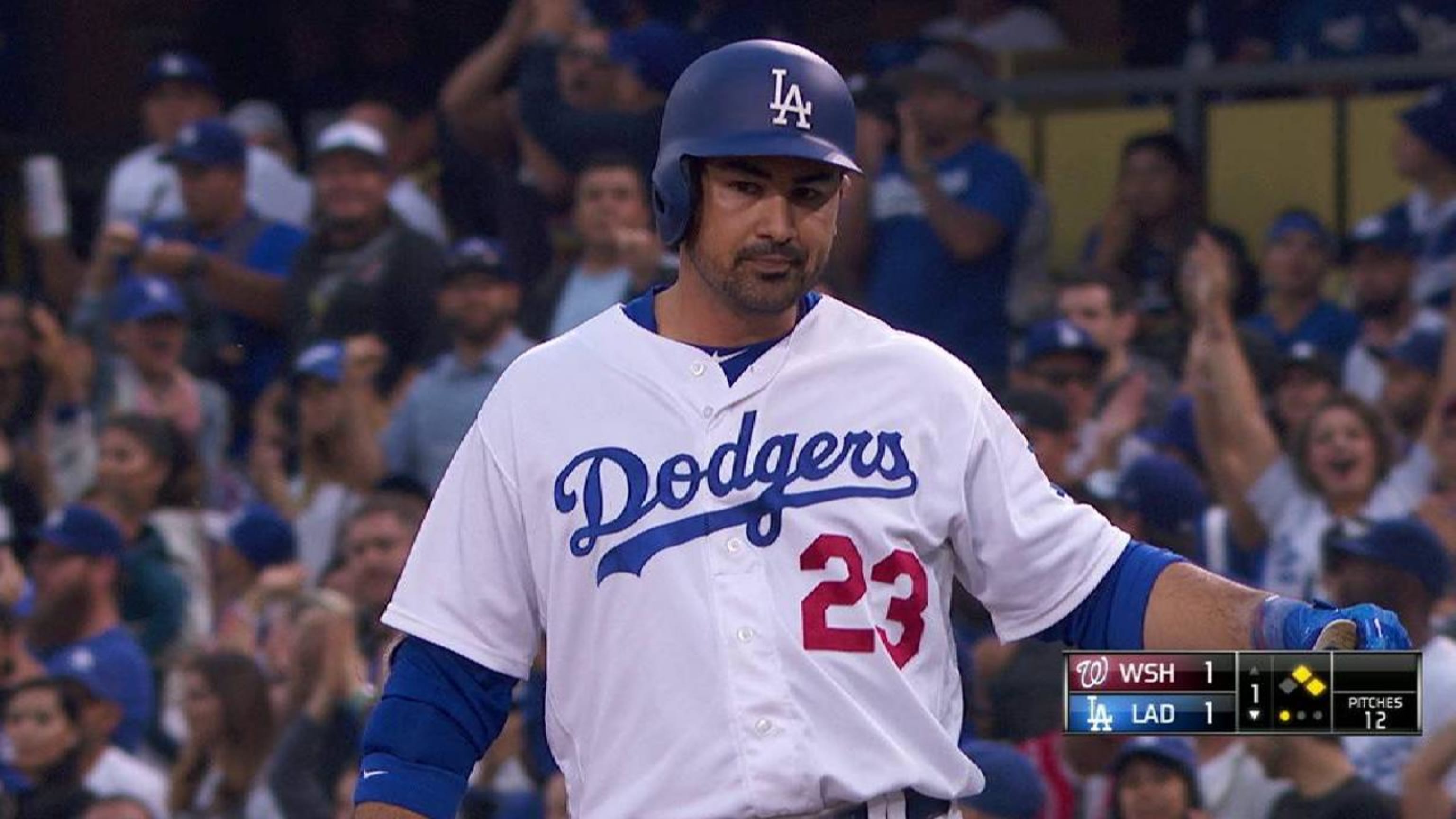 La Dodgers Baseball Jersey Number 23 Adrian Gonzalez