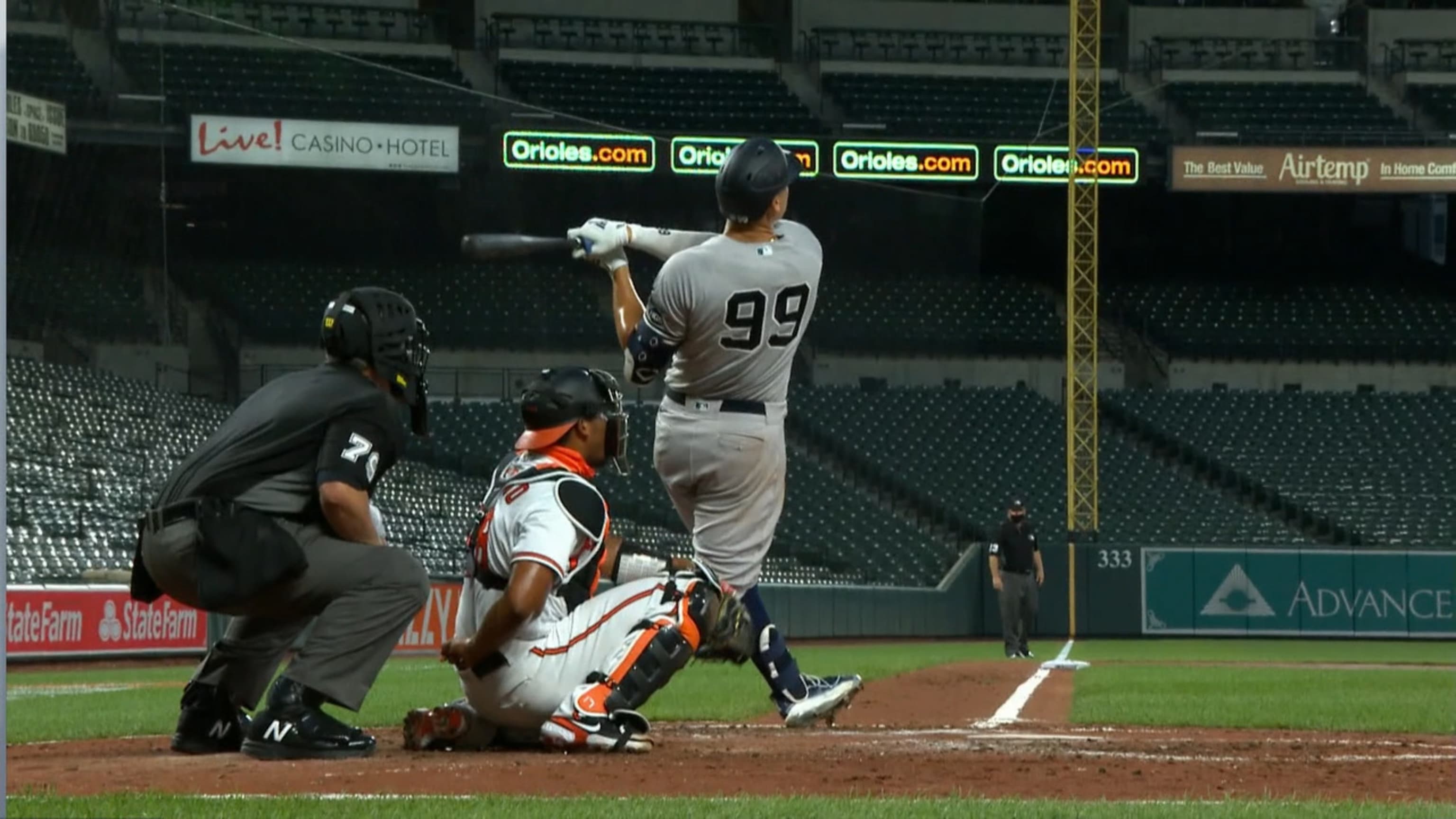 Tablazo en solitario de Judge 