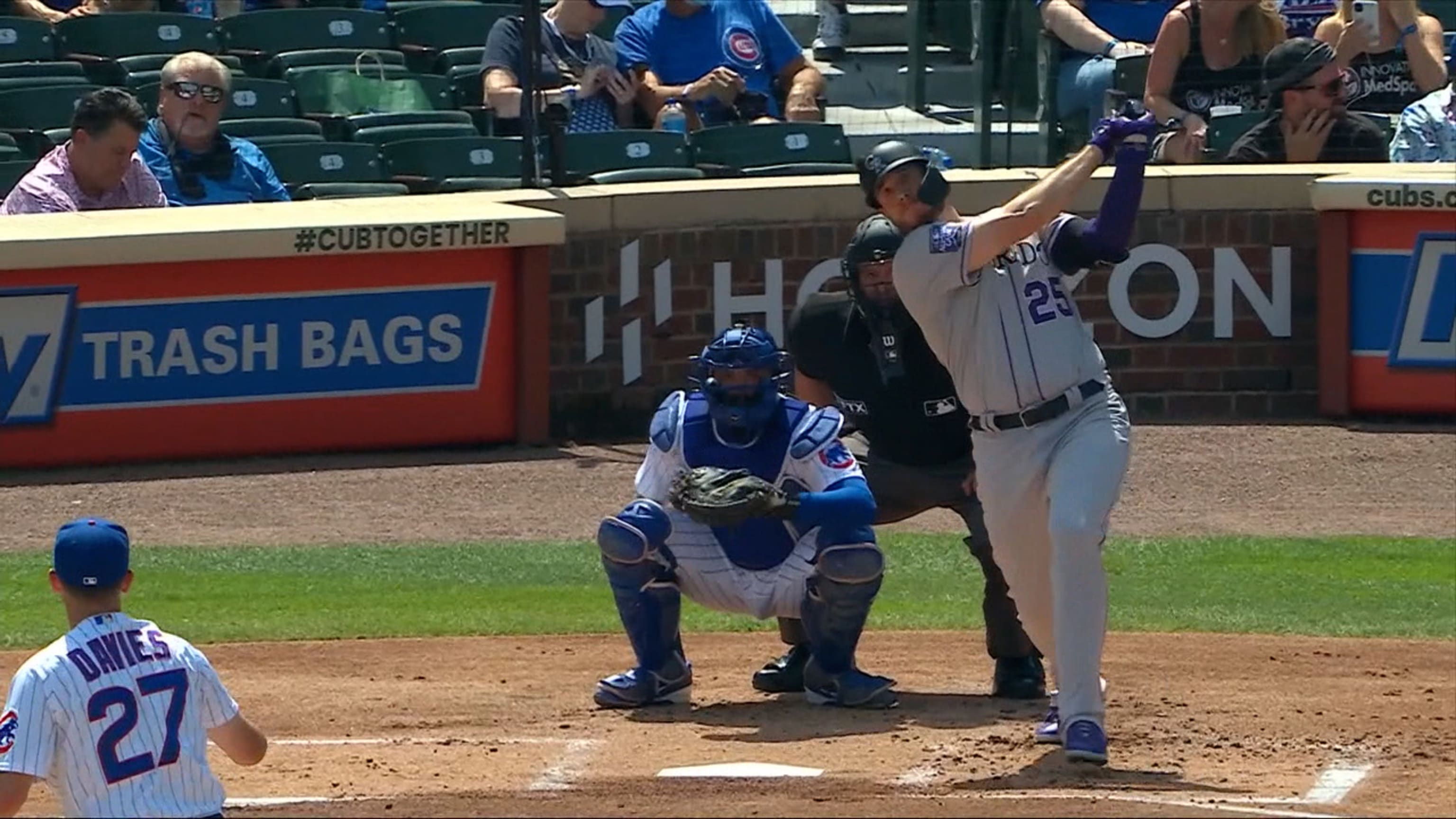 Austin Gomber hurt by Cubs homer in doubleheader opener