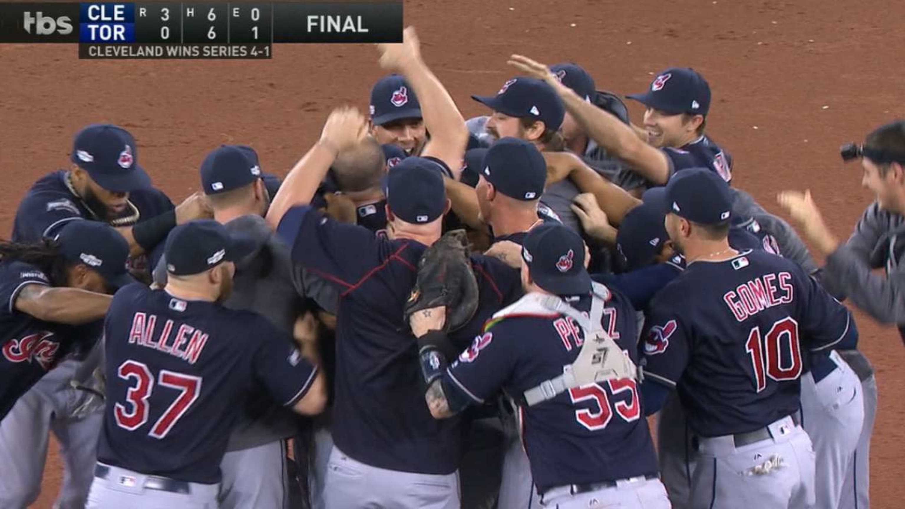 Corey Kluber Game-Worn Jersey ALCS Game 5 at Toronto Blue Jays, Indians Win  2016 American League Championship & 9/26/16 at Detroit Tigers, Indians  Clinch AL Central Division Title