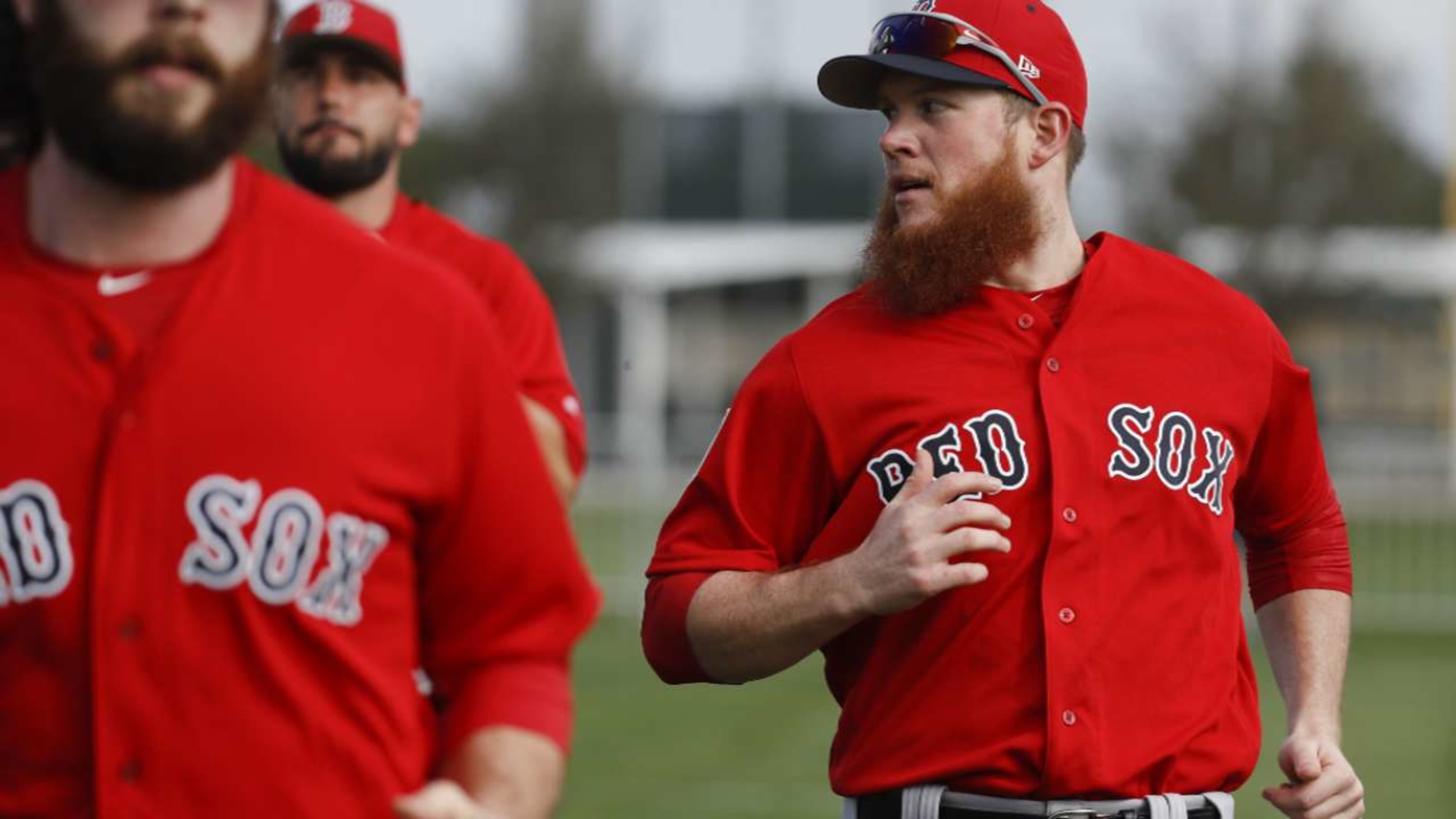 Red Sox players wear shirts to support Craig Kimbrel's daugther