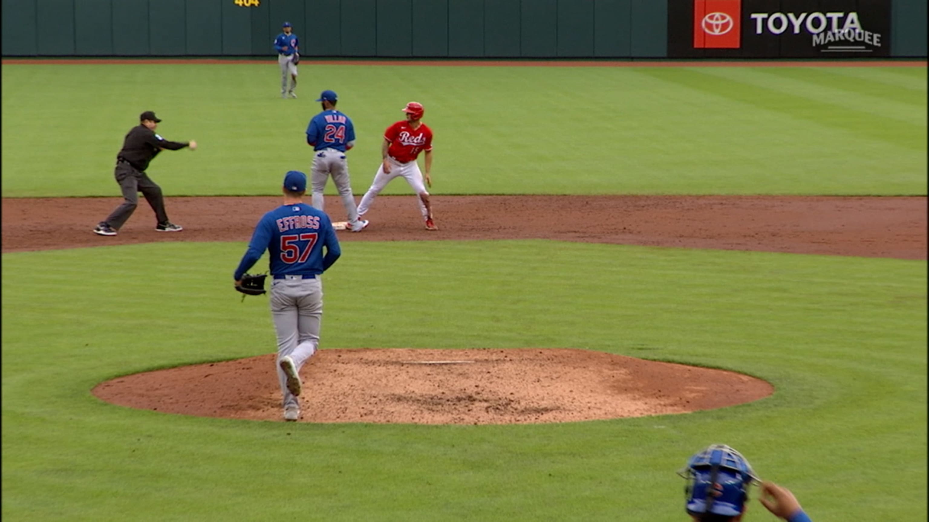 Contreras nabs Senzel at second