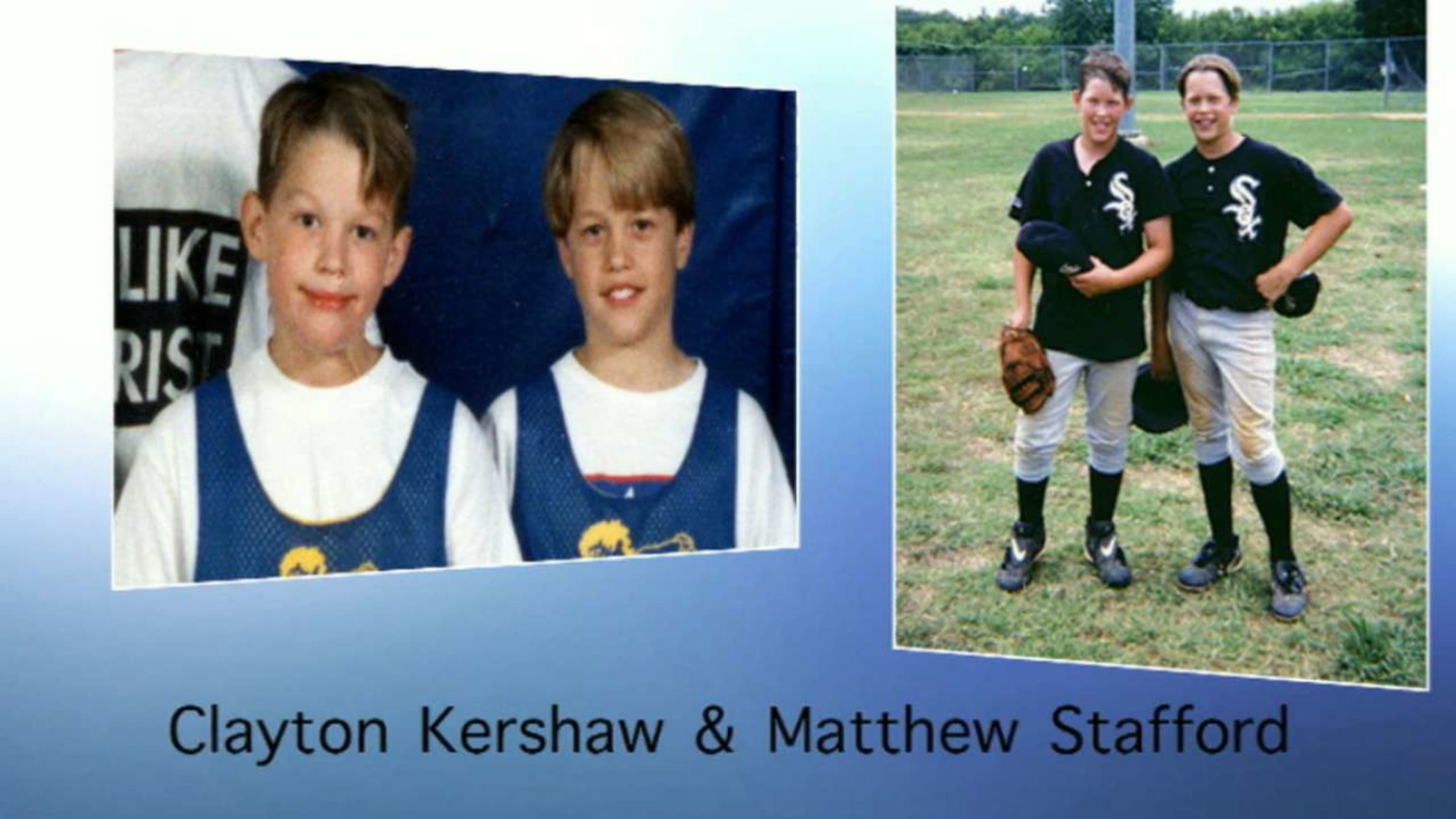 Clayton Kershaw and Matthew Stafford: The Wonder Years