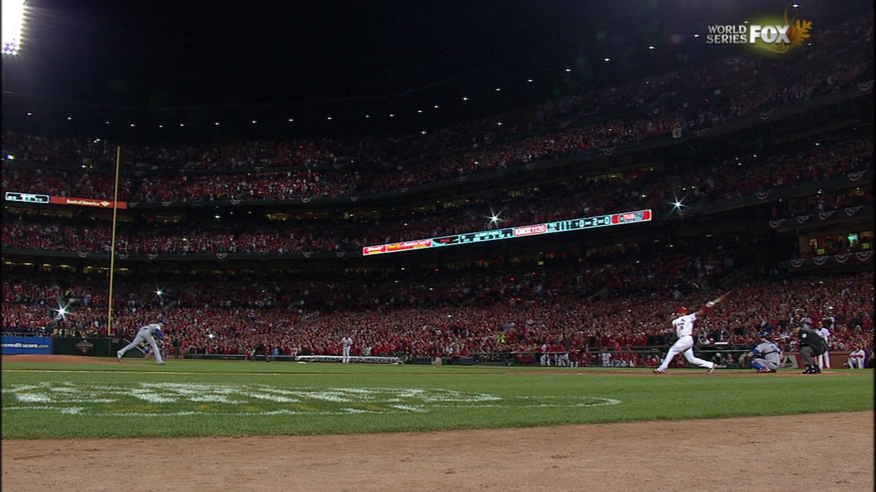 Pujols' final Cardinals at-bat