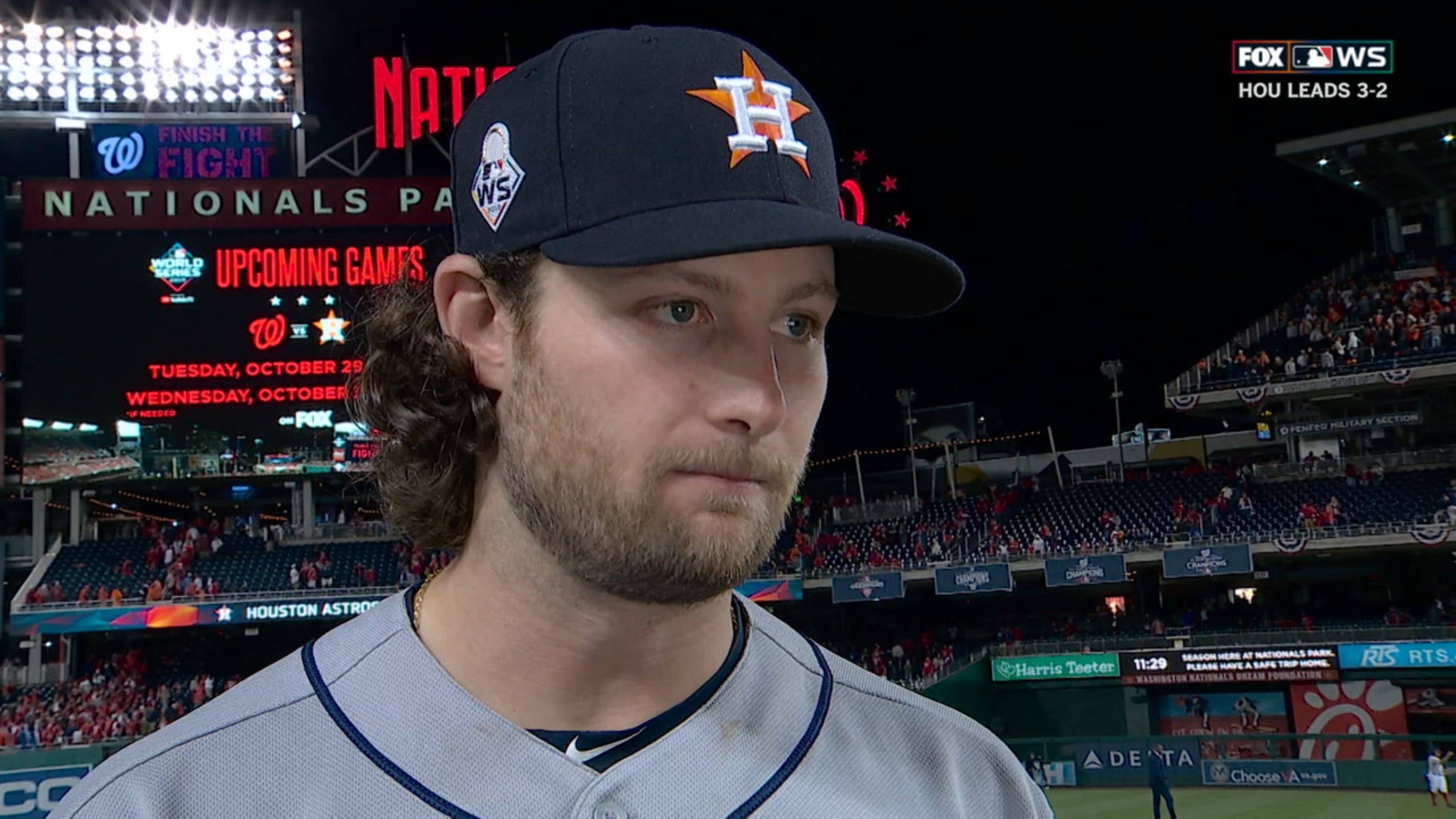 Gerrit Cole leads Astros in 7-1 World Series Game 5 win