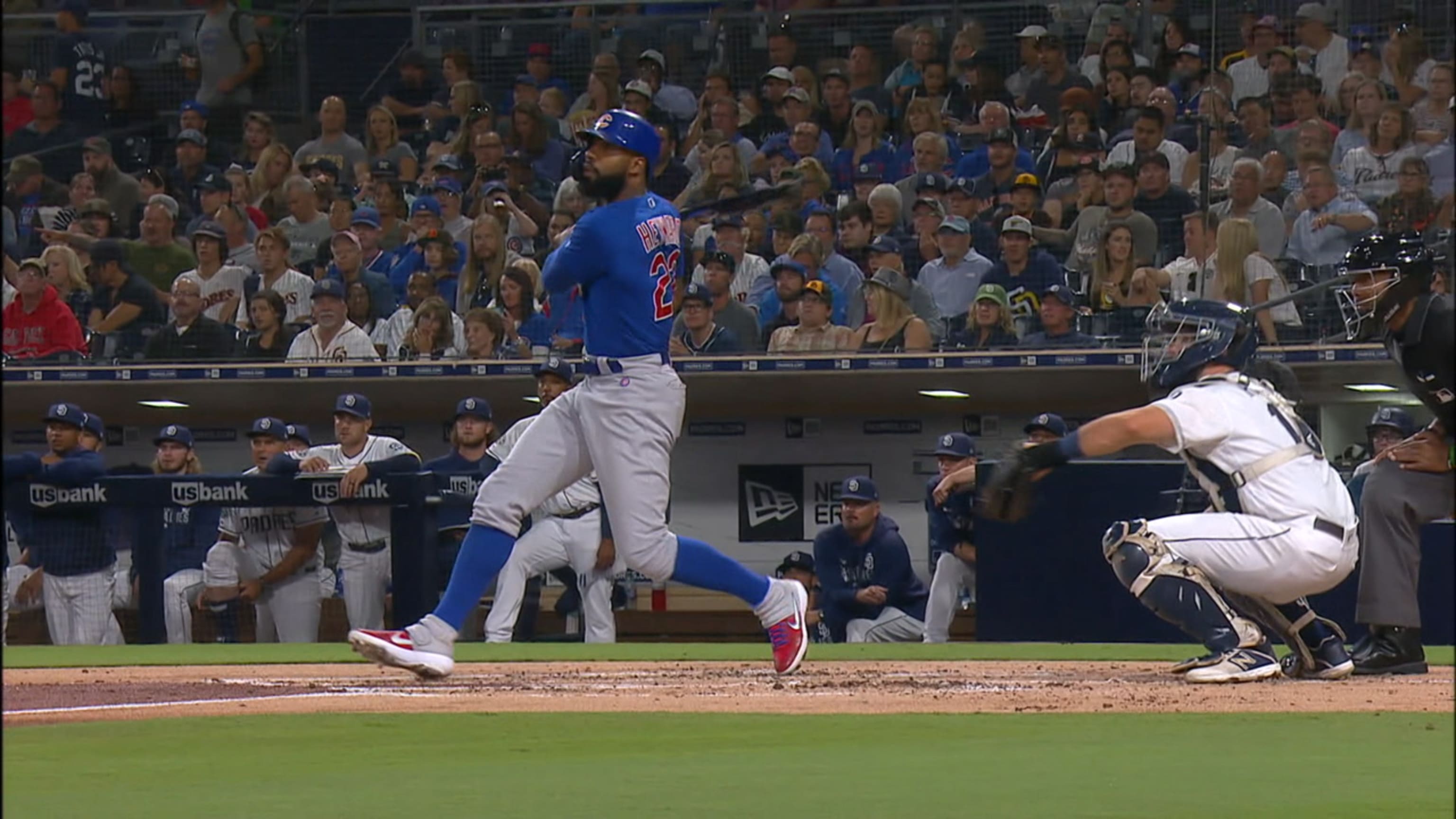 Heyward's drives doing serious damage