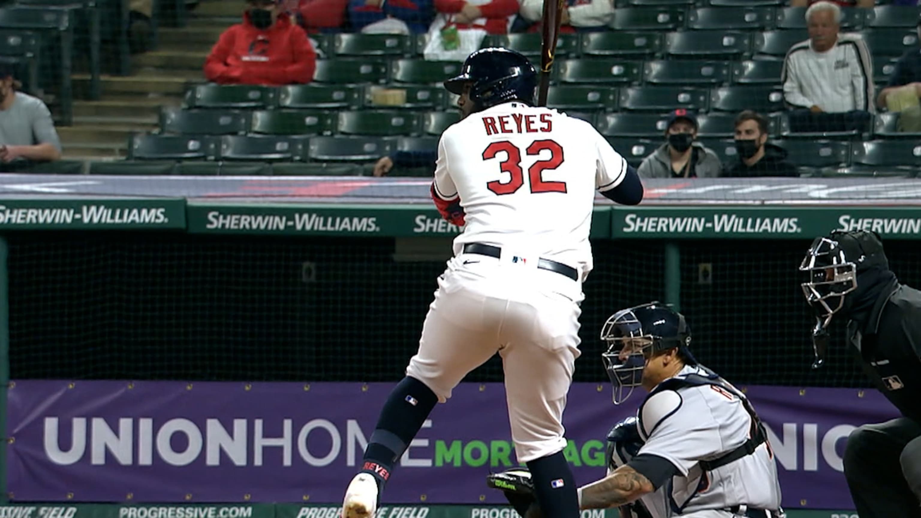 New Tribe DH Franmil Reyes met his wife in Ohio